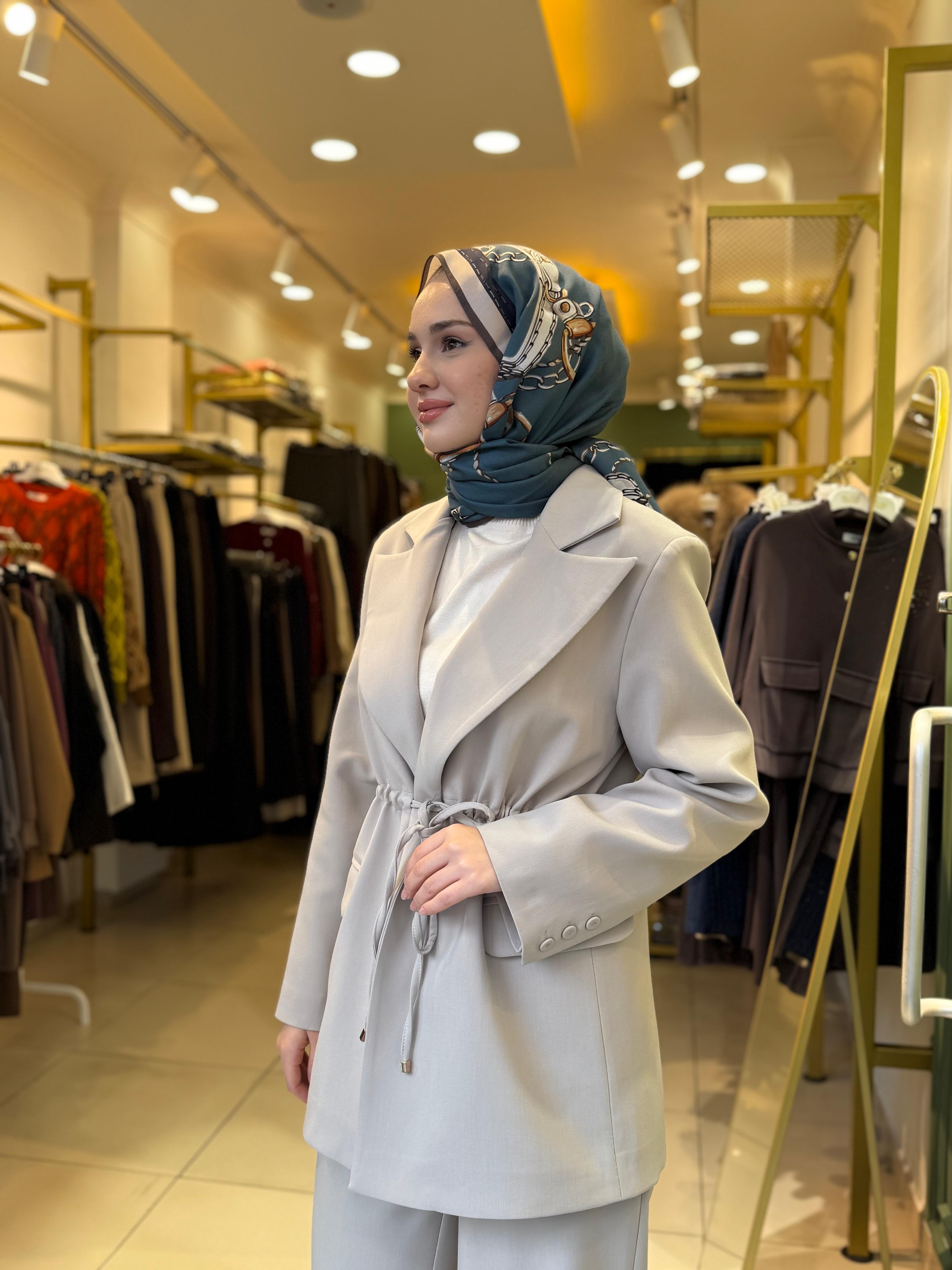 Miori Leove Ceket Pantolon Takım bej
