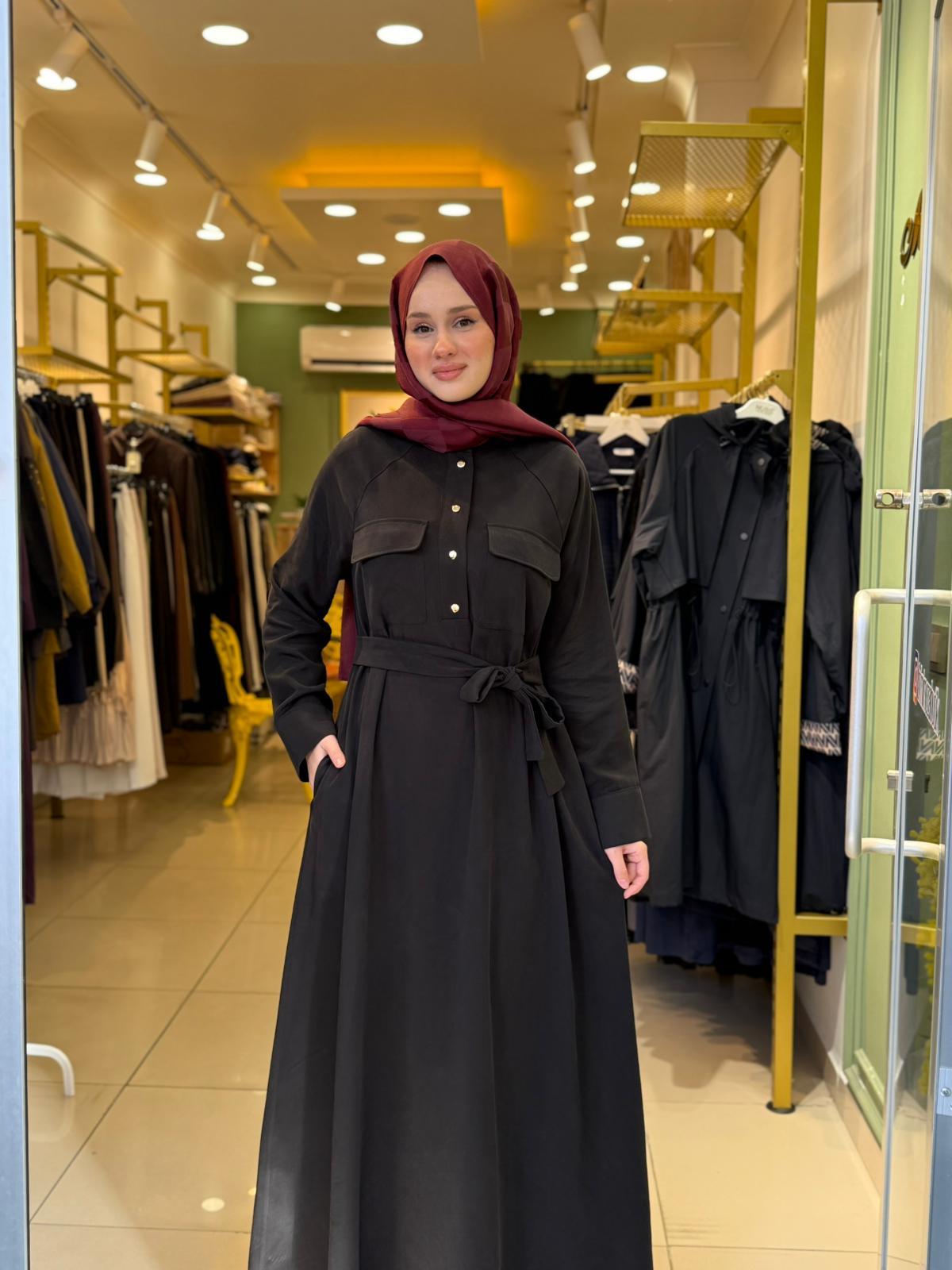 Miori Silva Elbise 3100006 Siyah