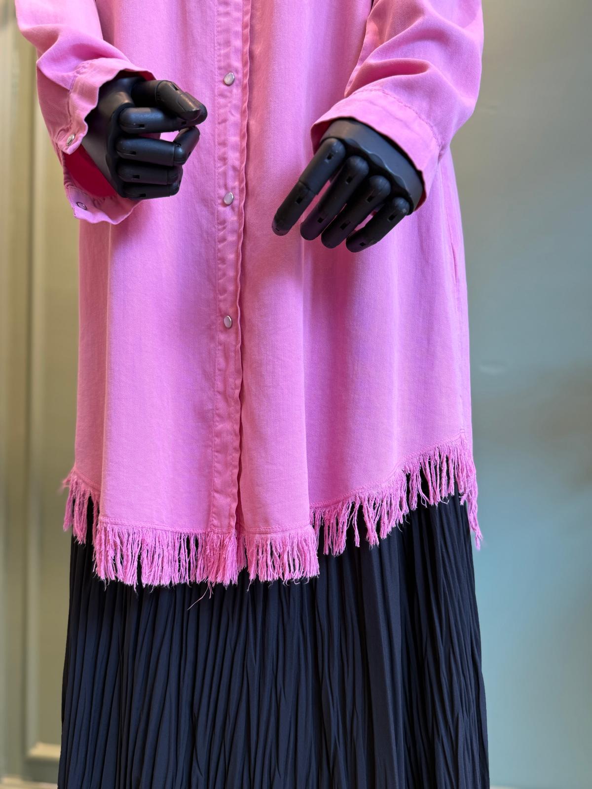 My Magazin Tensel Gömlek 6188 pembe