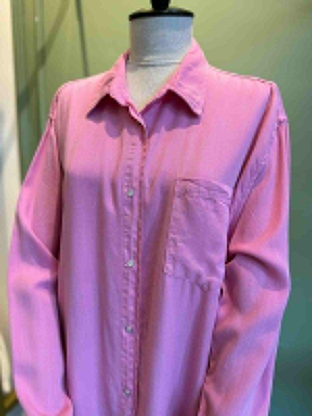 My Magazin Tensel Gömlek 6188 pembe