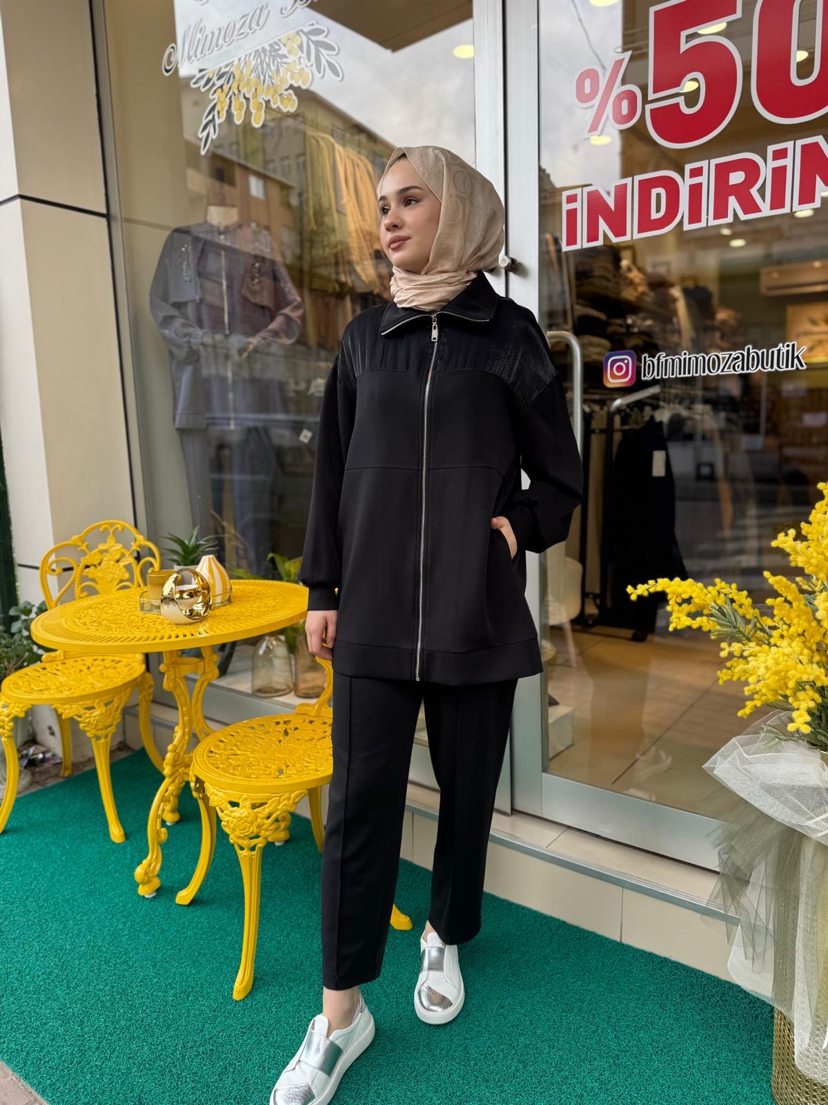 Nuss Bambu Takım 1037 Siyah