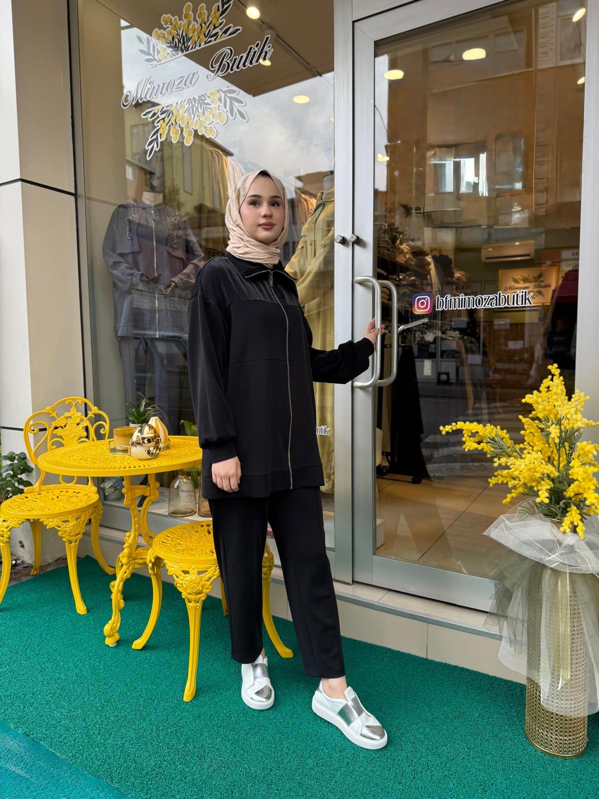 Nuss Bambu Takım 1037 Siyah