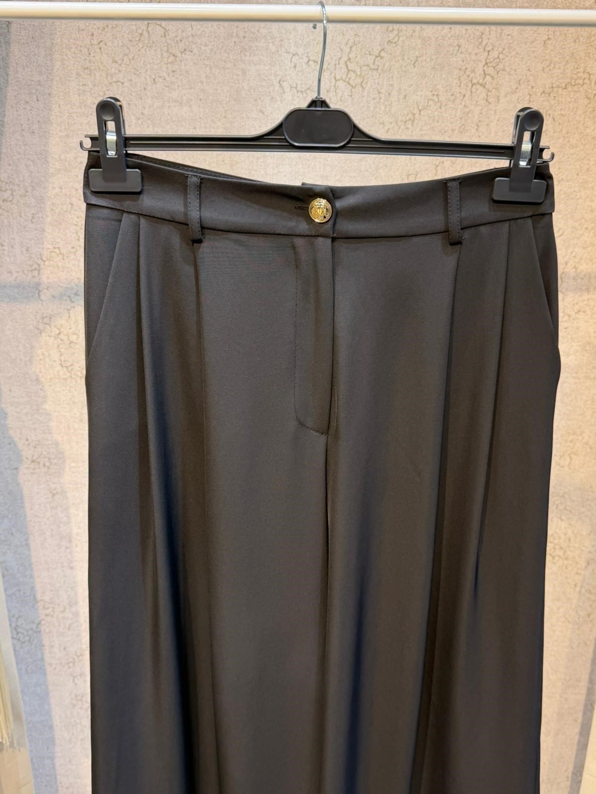 Sentez 5659 Pileli Pantolon Siyah
