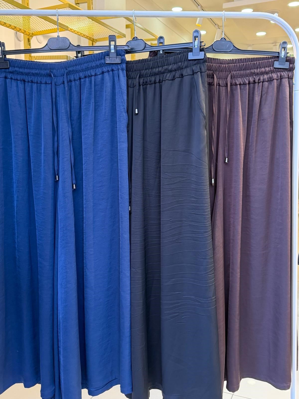 Sentez 5665 Geniş Paça Pantolon Siyah
