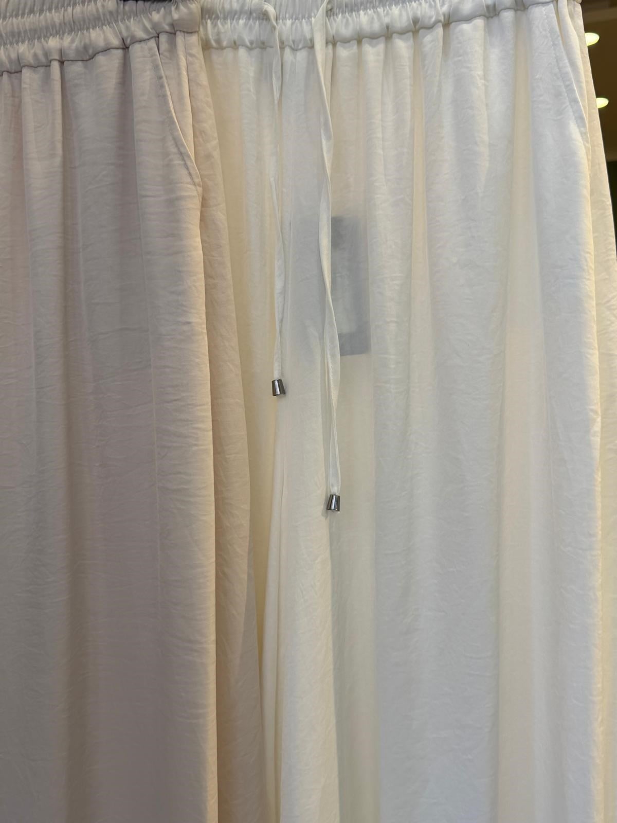 Sentez 5665 Geniş Paça Pantolon Ekru