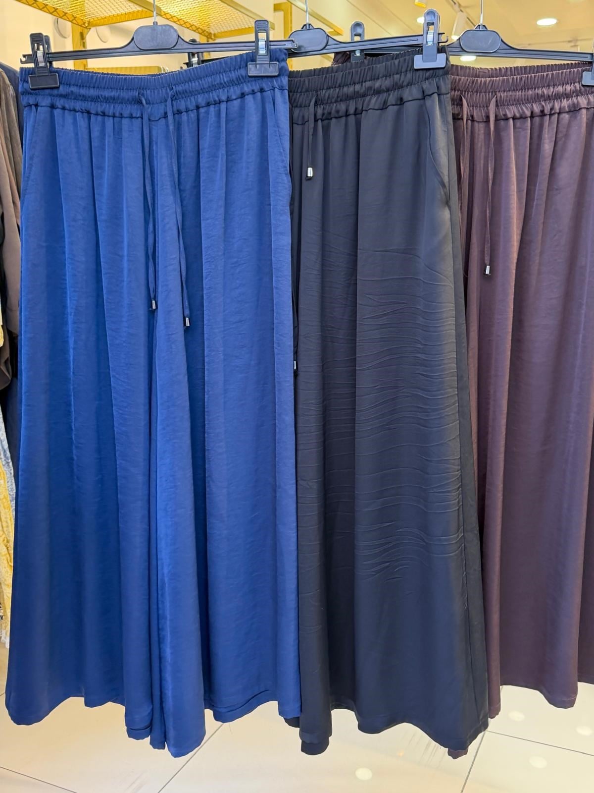 Sentez 5665 Geniş Paça Pantolon Lacivert