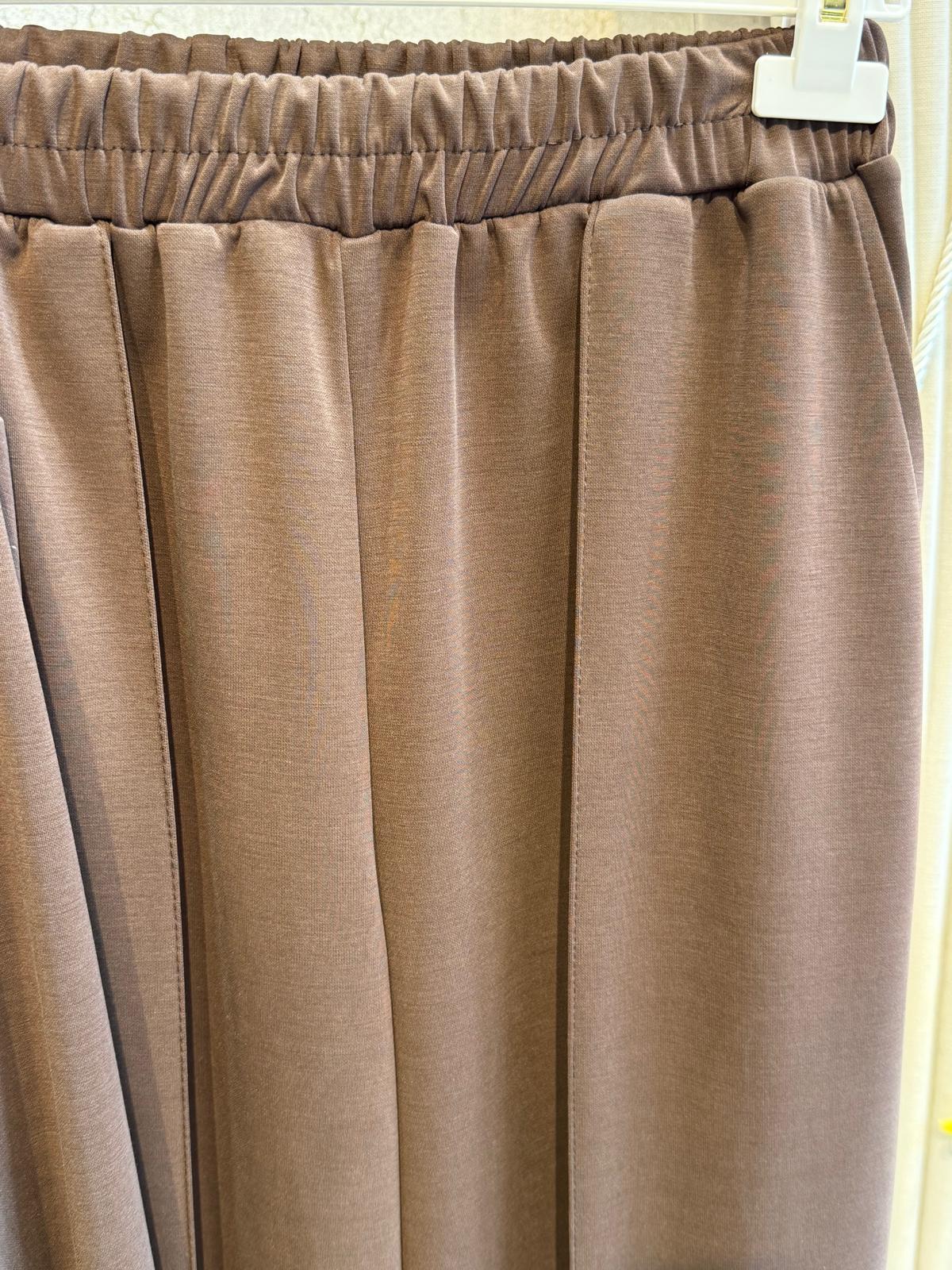 Nuss 1048 Jakar Detay Pantolonlu Takım Kahverengi