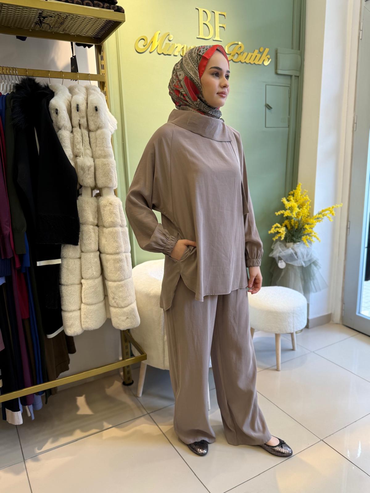 Tensel Modal Takım 8489 Camel