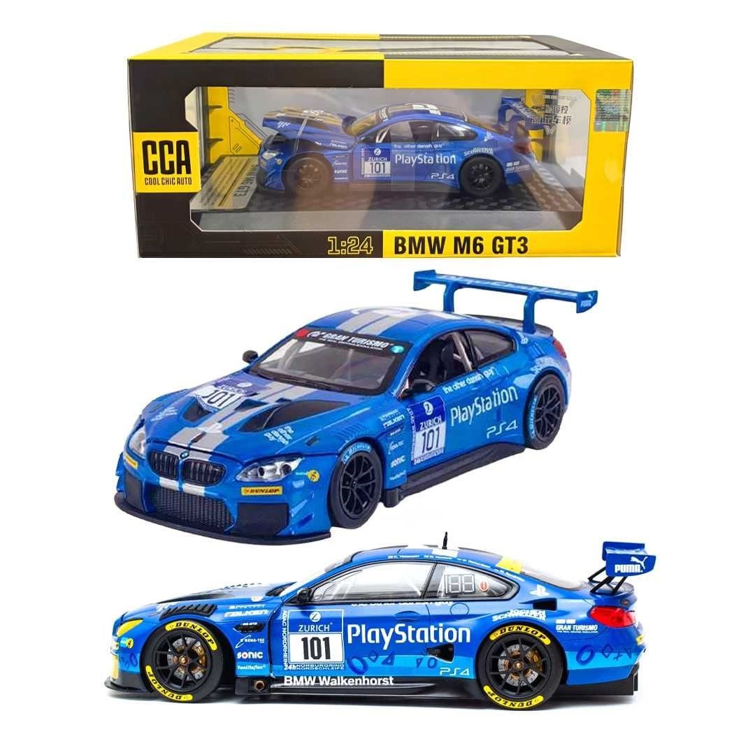 CCA MODEL ARABA 68255CCN-12 BMW M6 GT3 METAL AÇILIR KAPI IŞIKLI 1:24 3+