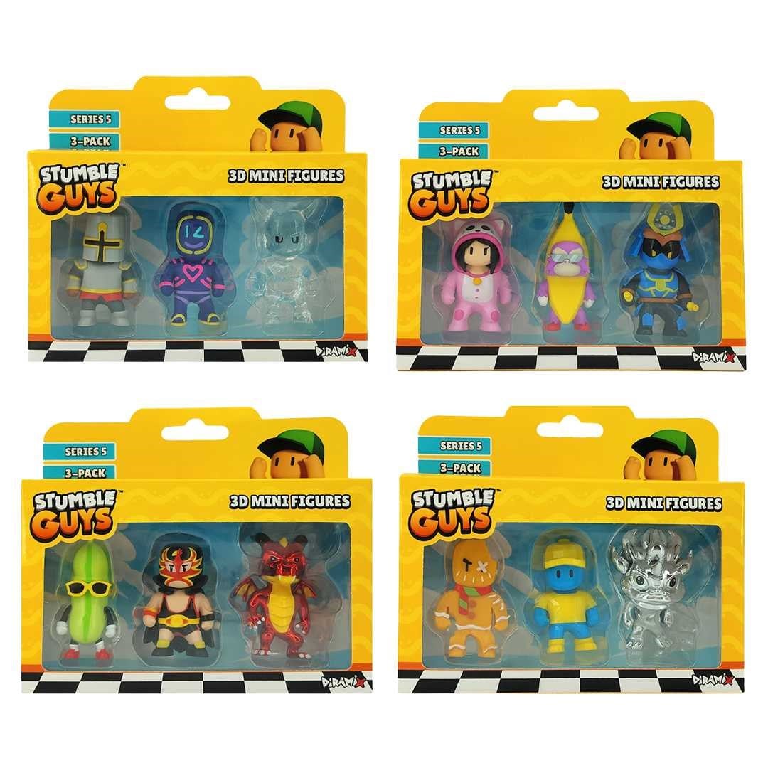 DİRAMİX STUMBLE GUYS S5 SAS2590072 3D MİNİ KOLEKSİYON FİGÜR 3 LÜ KARTELA 4+