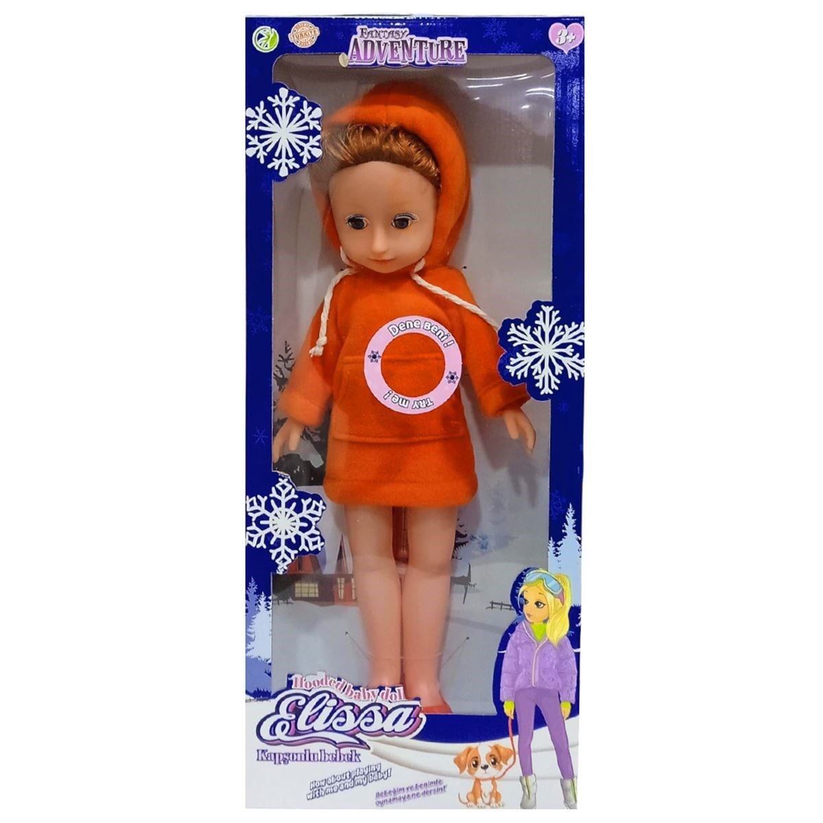 GLOBAL ELİSSA BEBEK GL100910 KAPŞONLU SESLİ 3+