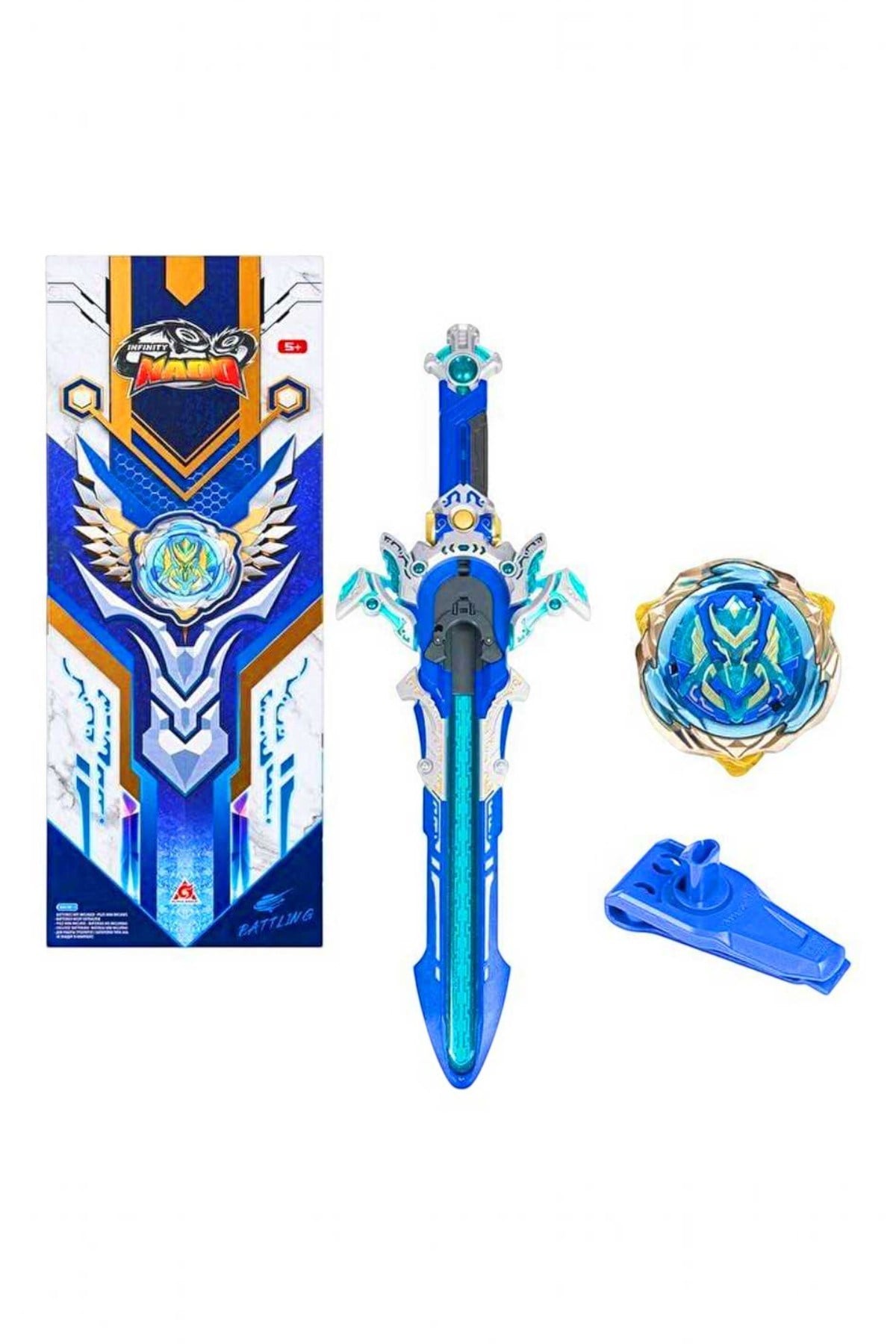 MEGA İNFİNİTY NADO KILIÇ BEYBLADE 654231 DELÜKS PAKET GALE WİNGS 5+