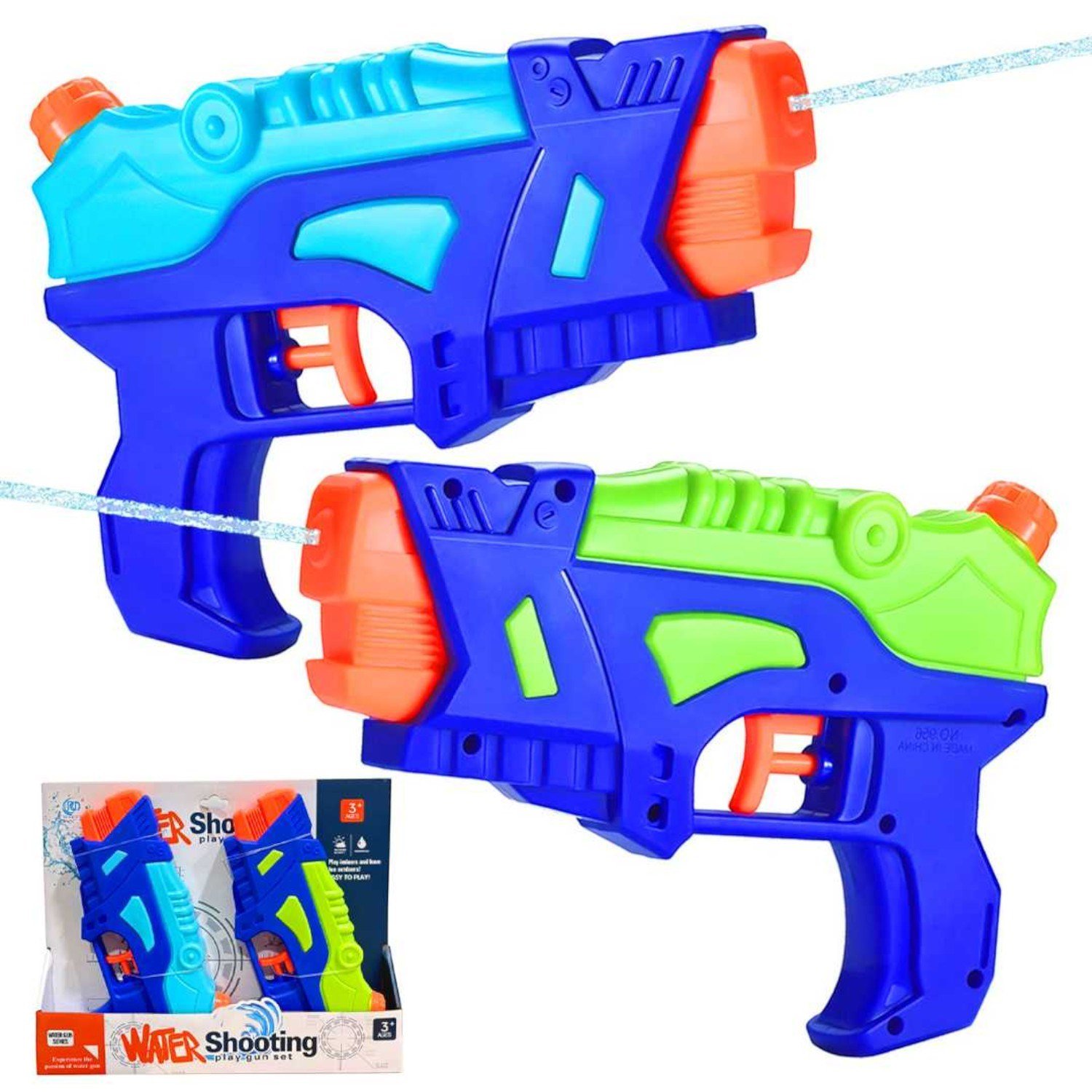 PASİFİK SU TABANCASI 956B 2 Lİ SET 20 CM 3+