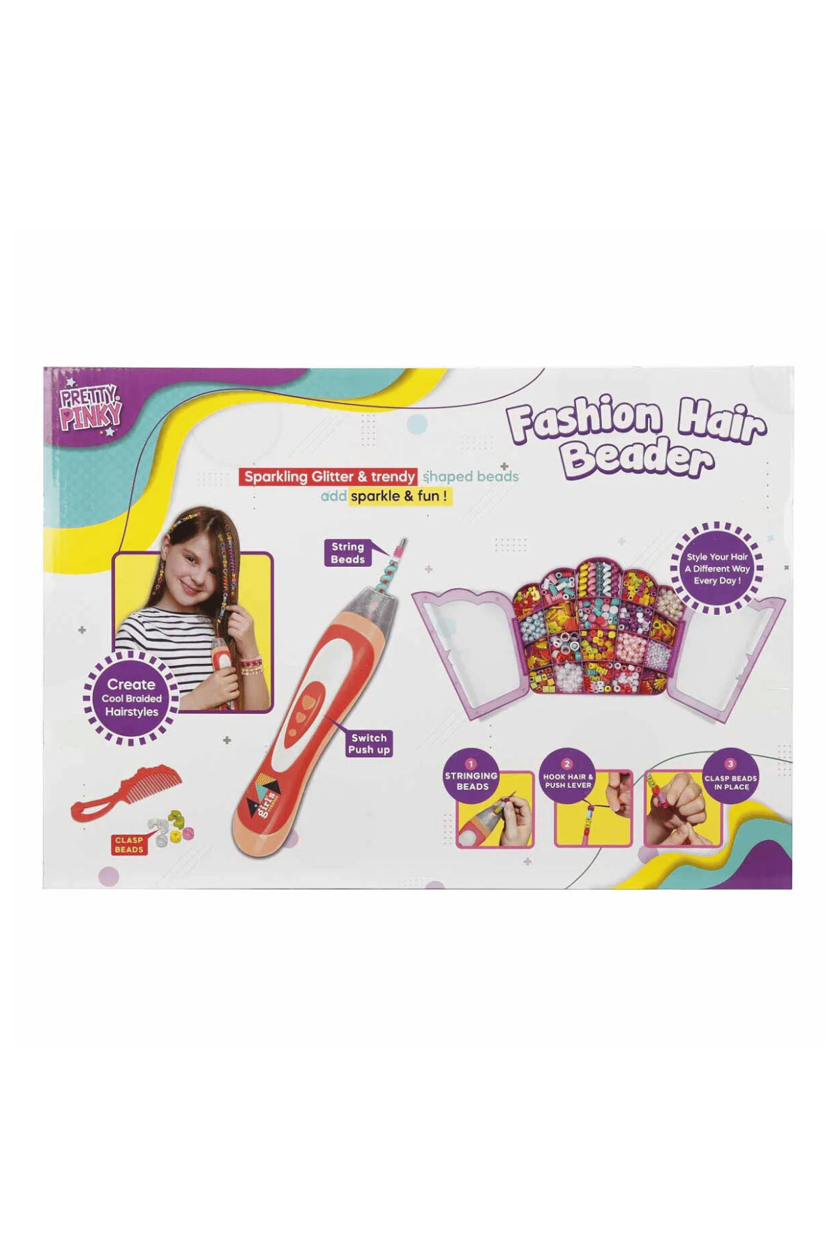 SUNMAN PRETTY PİNKY MBK-230K BONCUKLU GÜZELLİK ATÖLYESİ HOBİ SETİ 5+