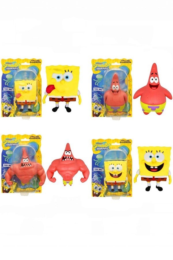 SUNMAN STRETCHY MONSTER FLEX SBMF-2025 SÜNGER BOB SÜPER UZAYAN ESNEK FİGÜRLER 3+