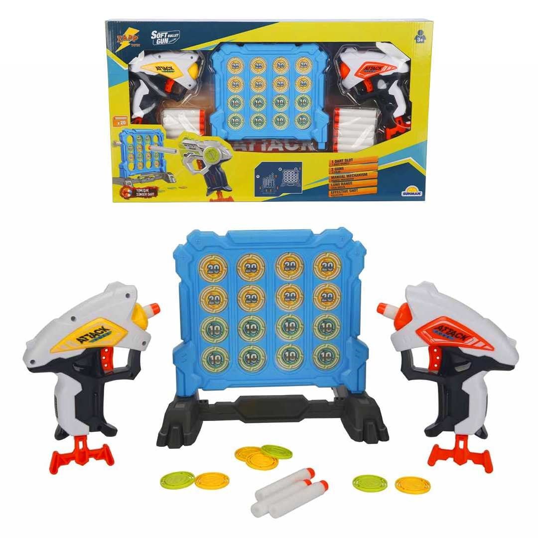 SUNMAN SÜNGER TABANCASI ZAPP 9006B-1 BLASTER SNİPER ELİTE İKİLİ HEDEFLİ 20 MERMİ 3+