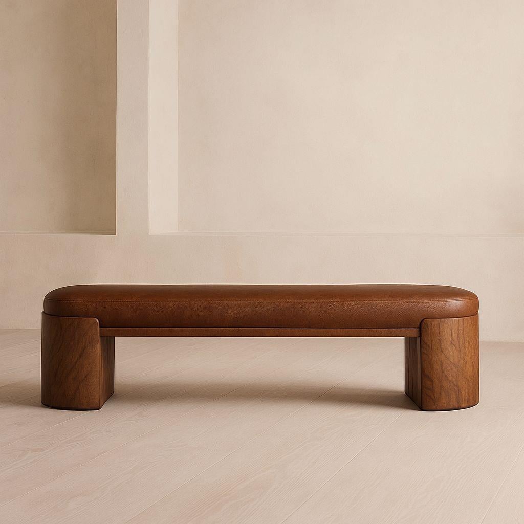 Homıof Nova Eskitme Deri Bench