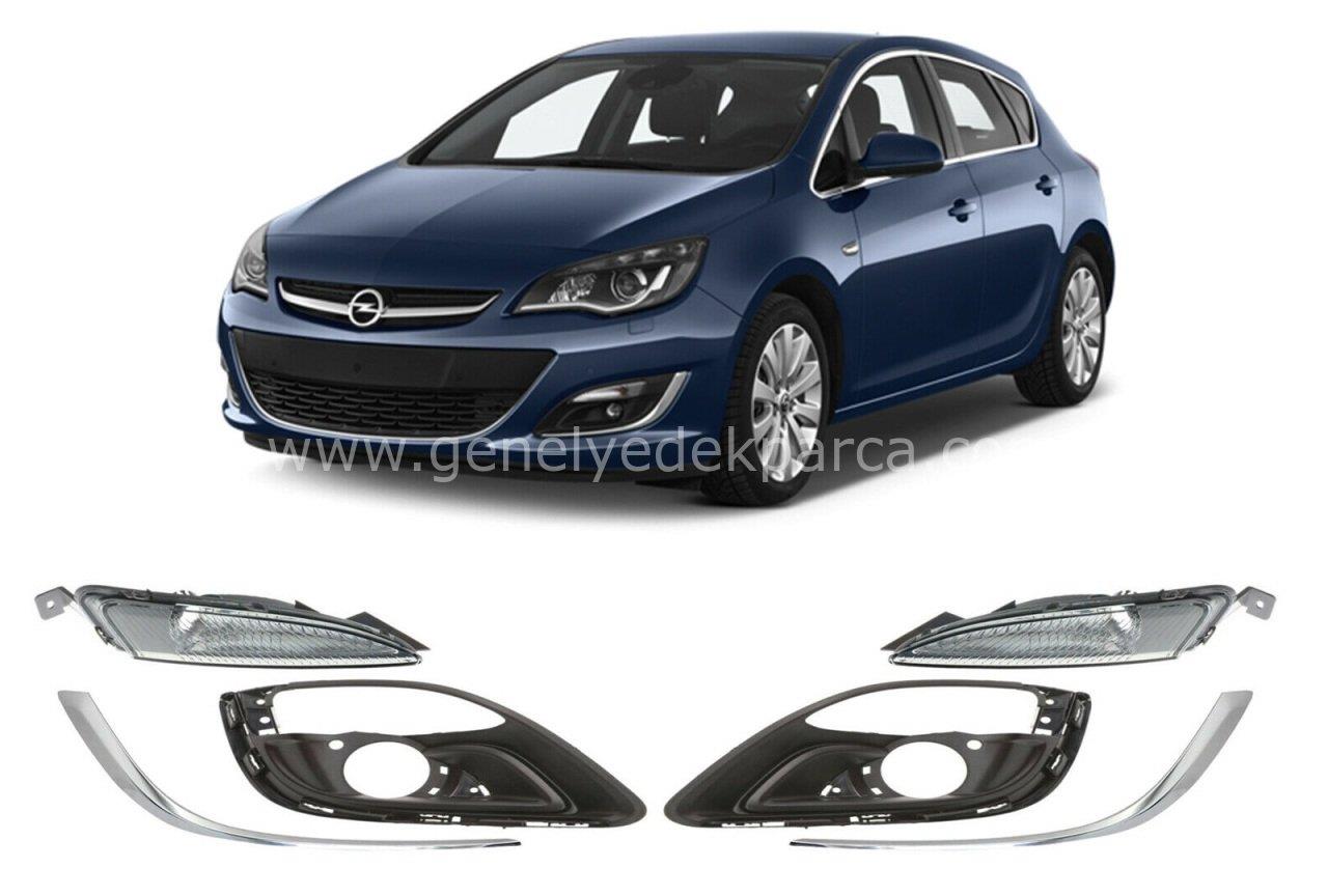 Opel Astra J Sis Far Çerçevesi Krom Çıta Sinyal Seti