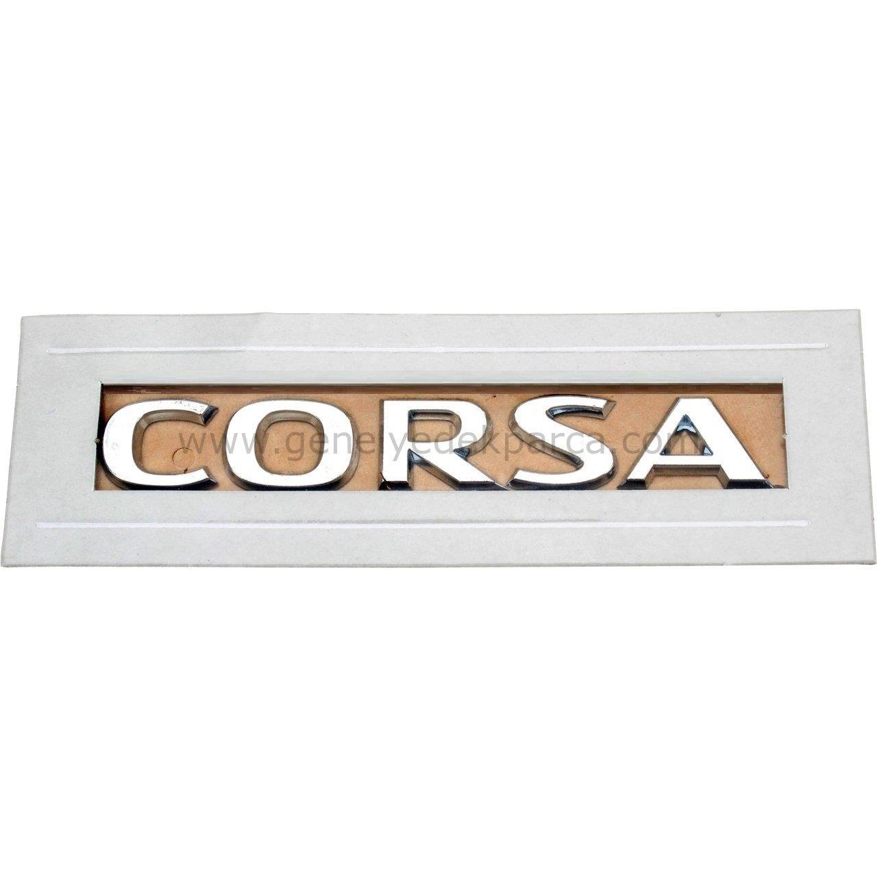 Opel Corsa D Kasa Corsa Yazısı Orijinal Gm