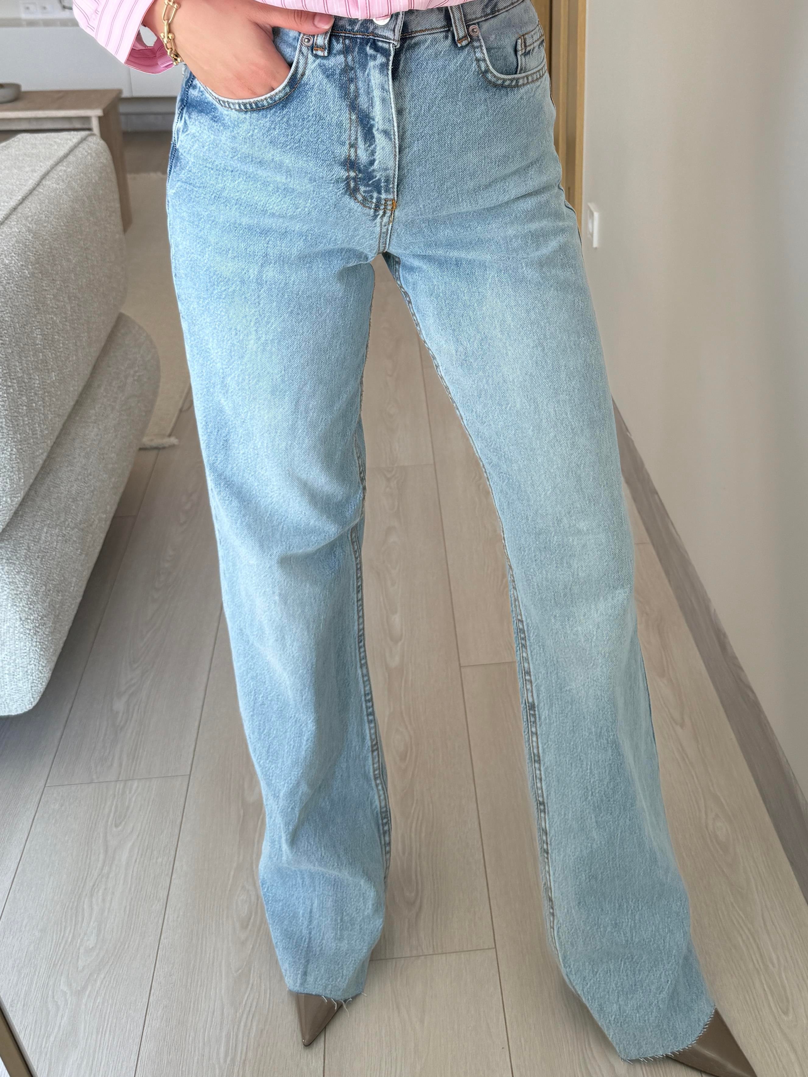 STRAIGHT JEAN BUZ MAVİSİ