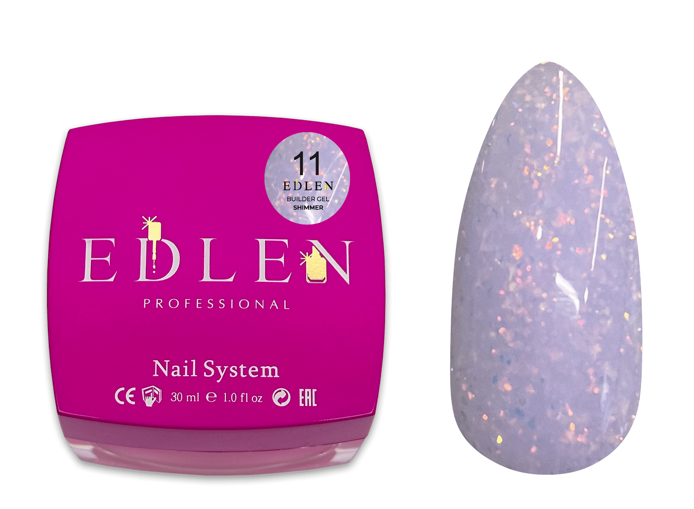 Builder gel Shimmer Edlen 30 ml. №11