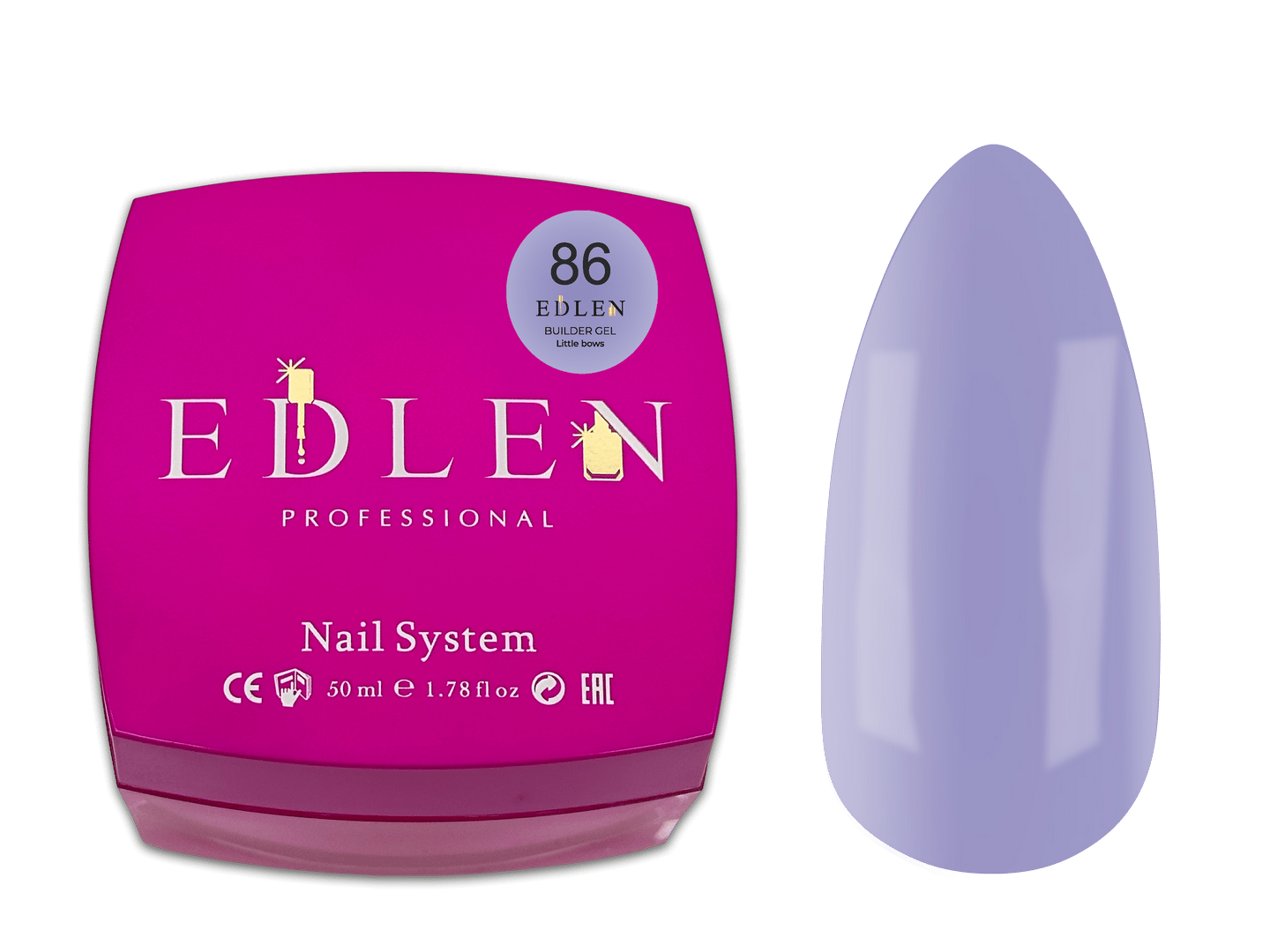 EdlenBuilder gel Little bowsBuilder gel Little bows Edlen №86 50ml