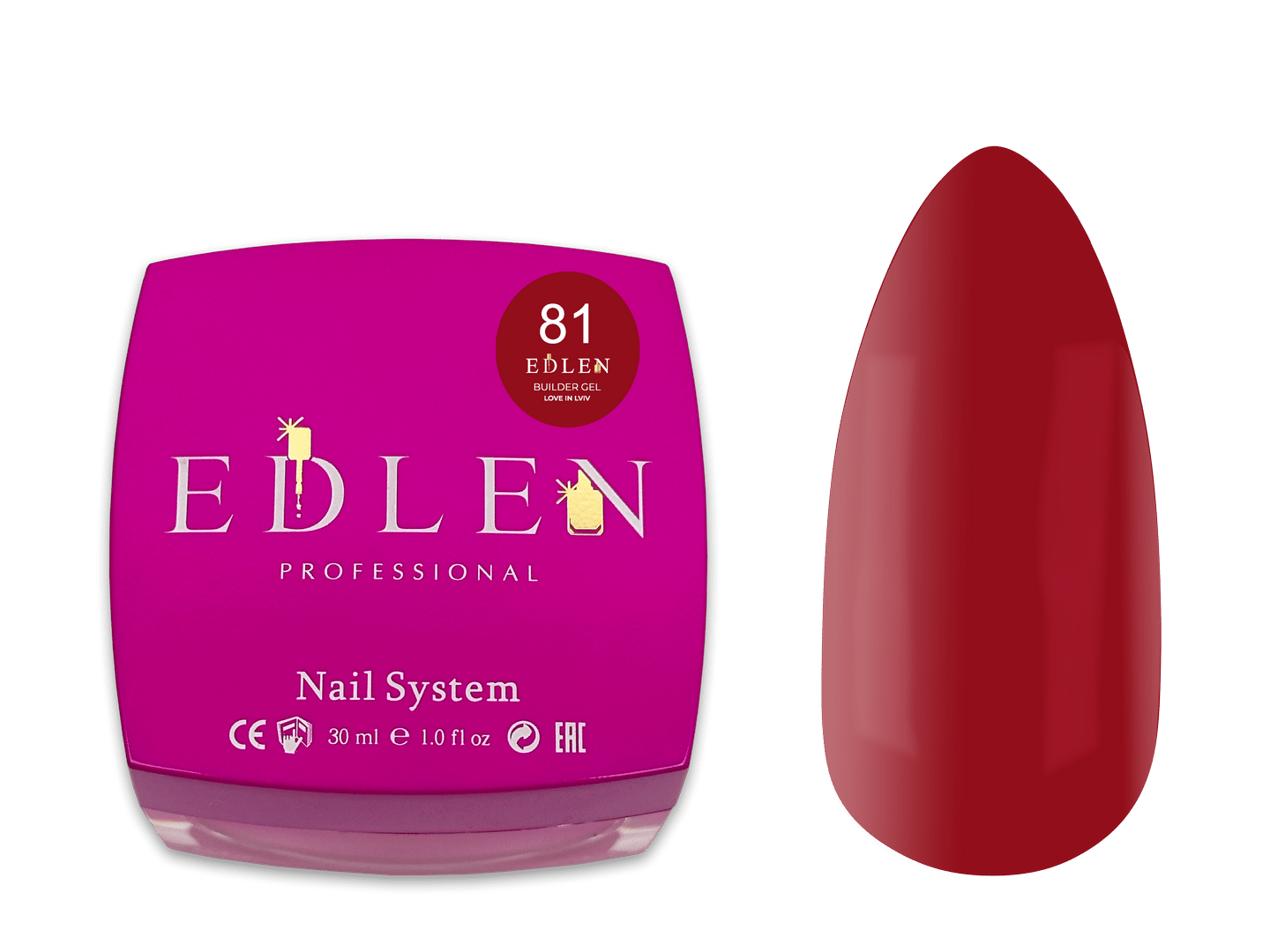 EdlenBuilder gel Love in LvivBuilder gel Love in Lviv Edlen №81 30ml