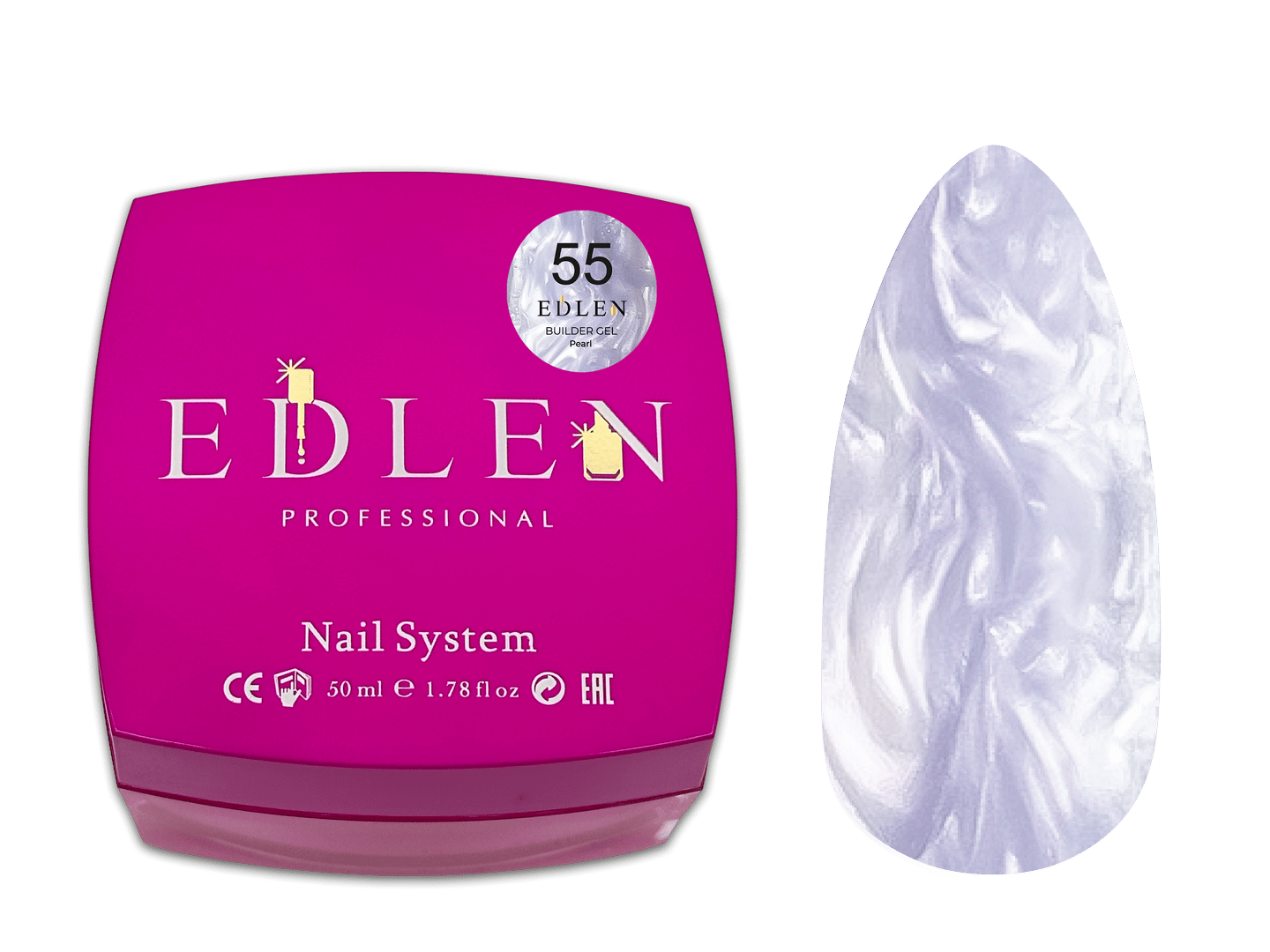 EdlenBuilder Jel PearlBuilder gel Pearl Edlen №55 50 ml