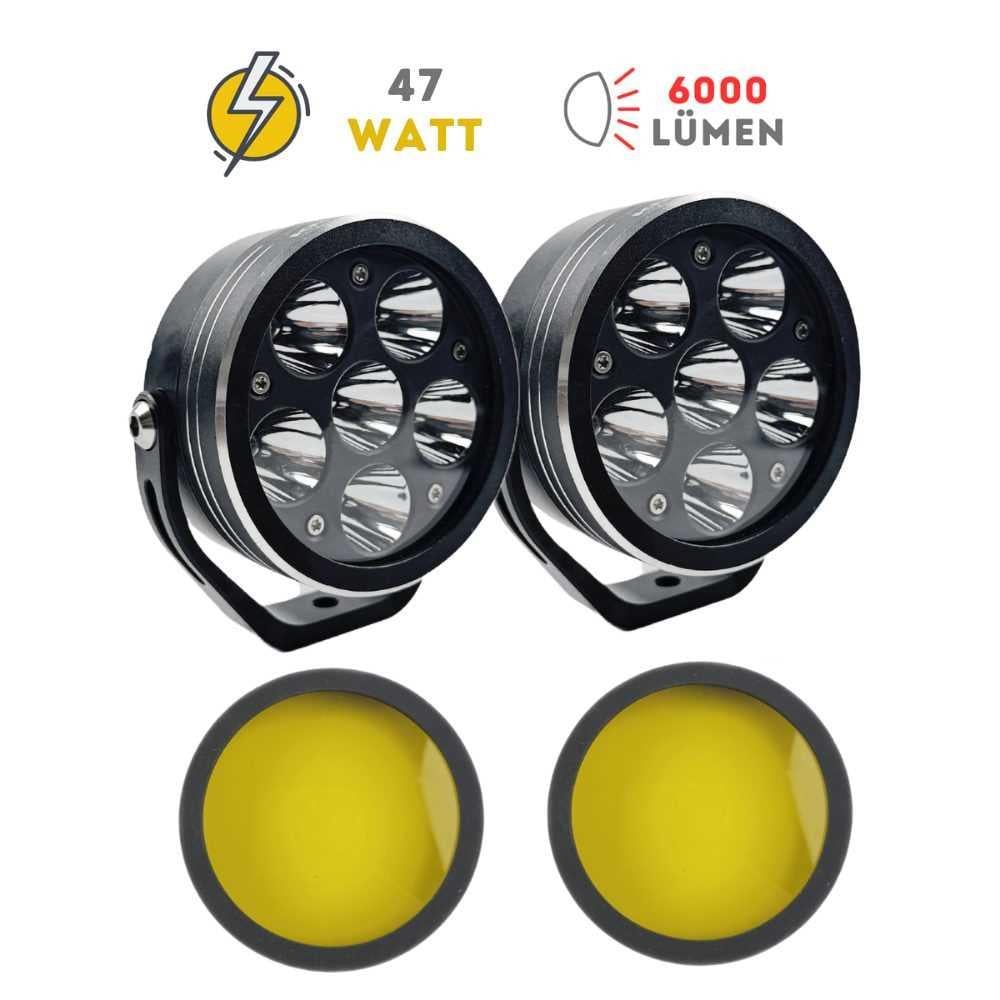 Knmaster Sunny6 47W Motosiklet Led Sis Farı