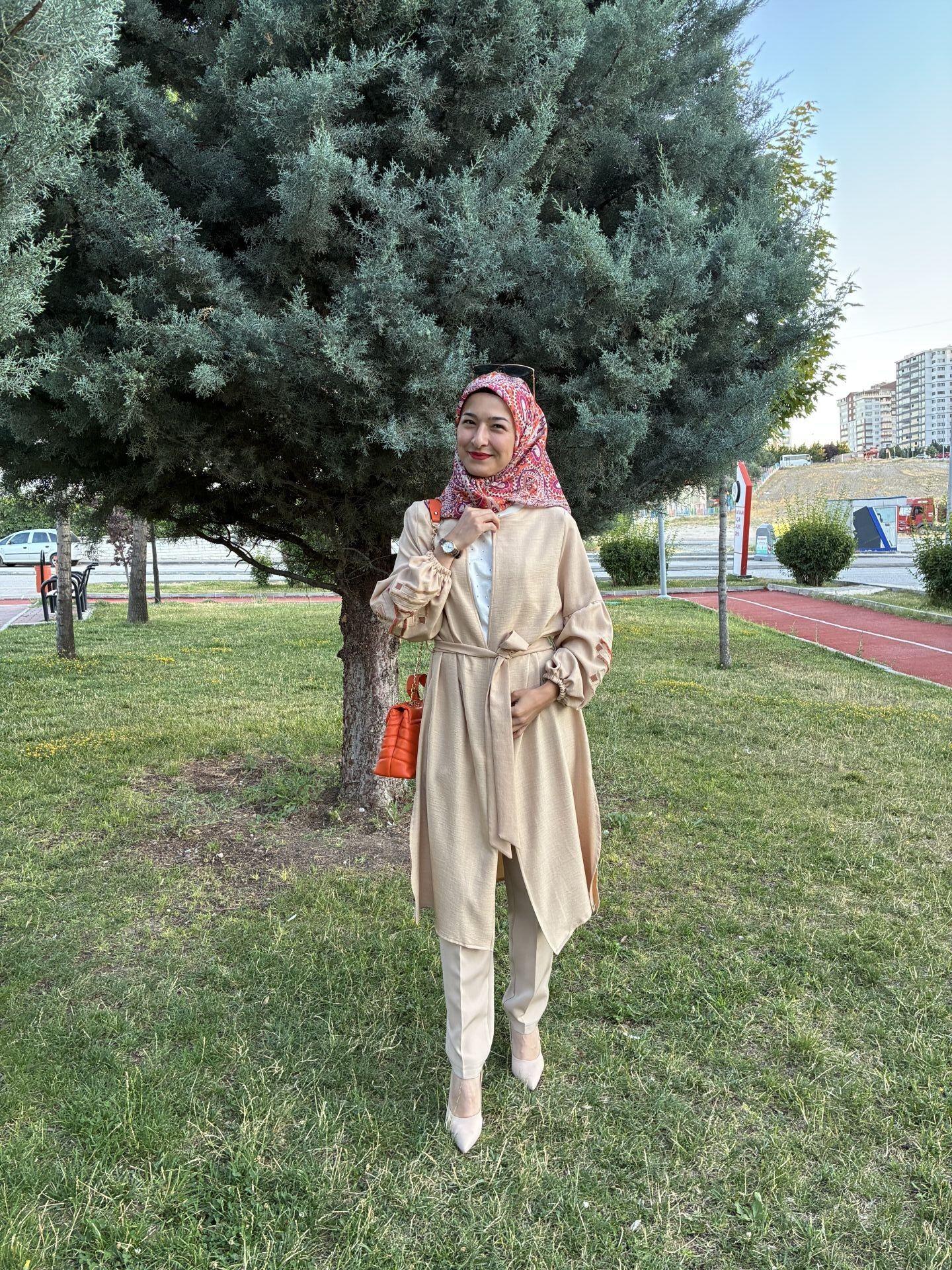 Sütlü Kahve Kol Kimono Nihan Marka