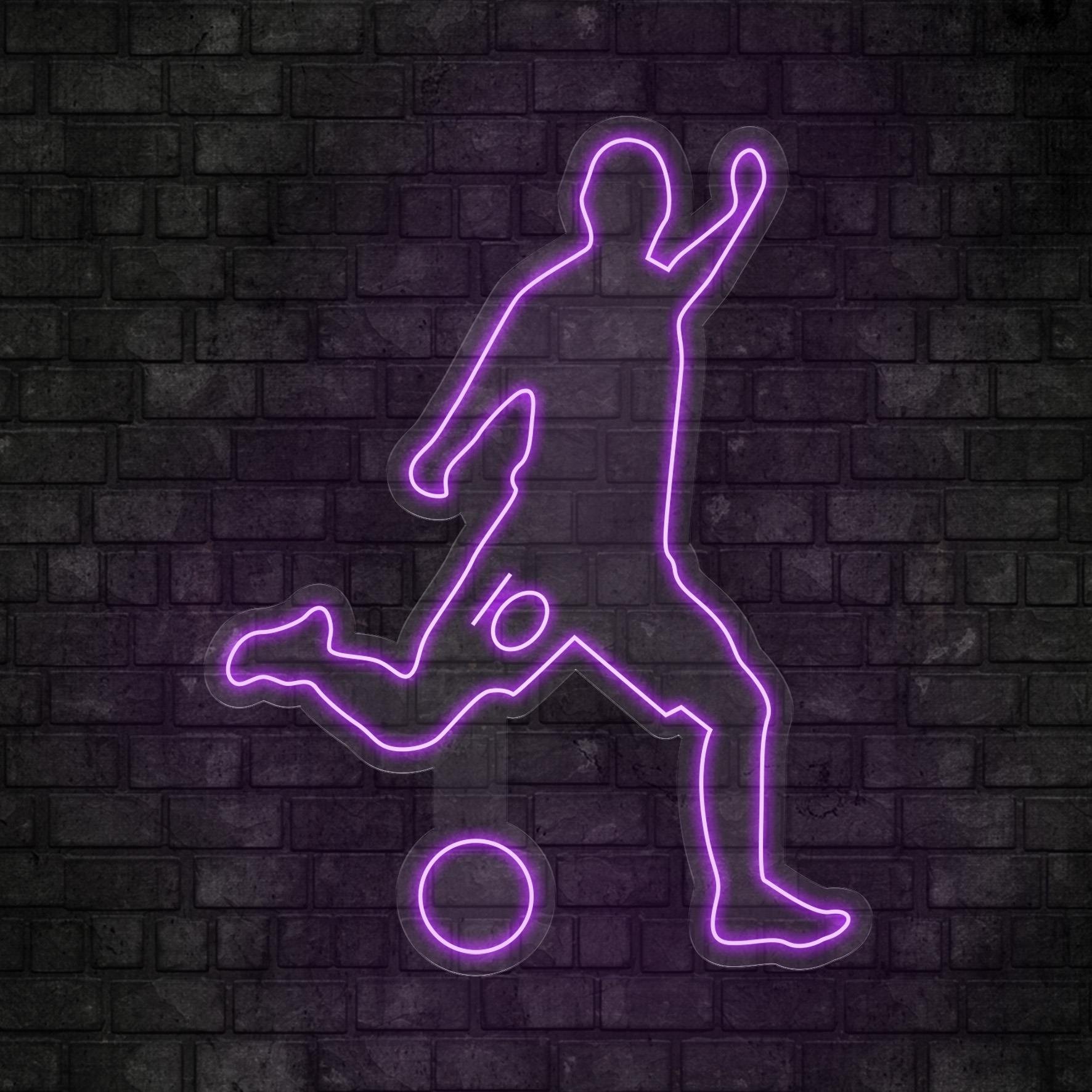 Futbolcu Figürlü Led Neon