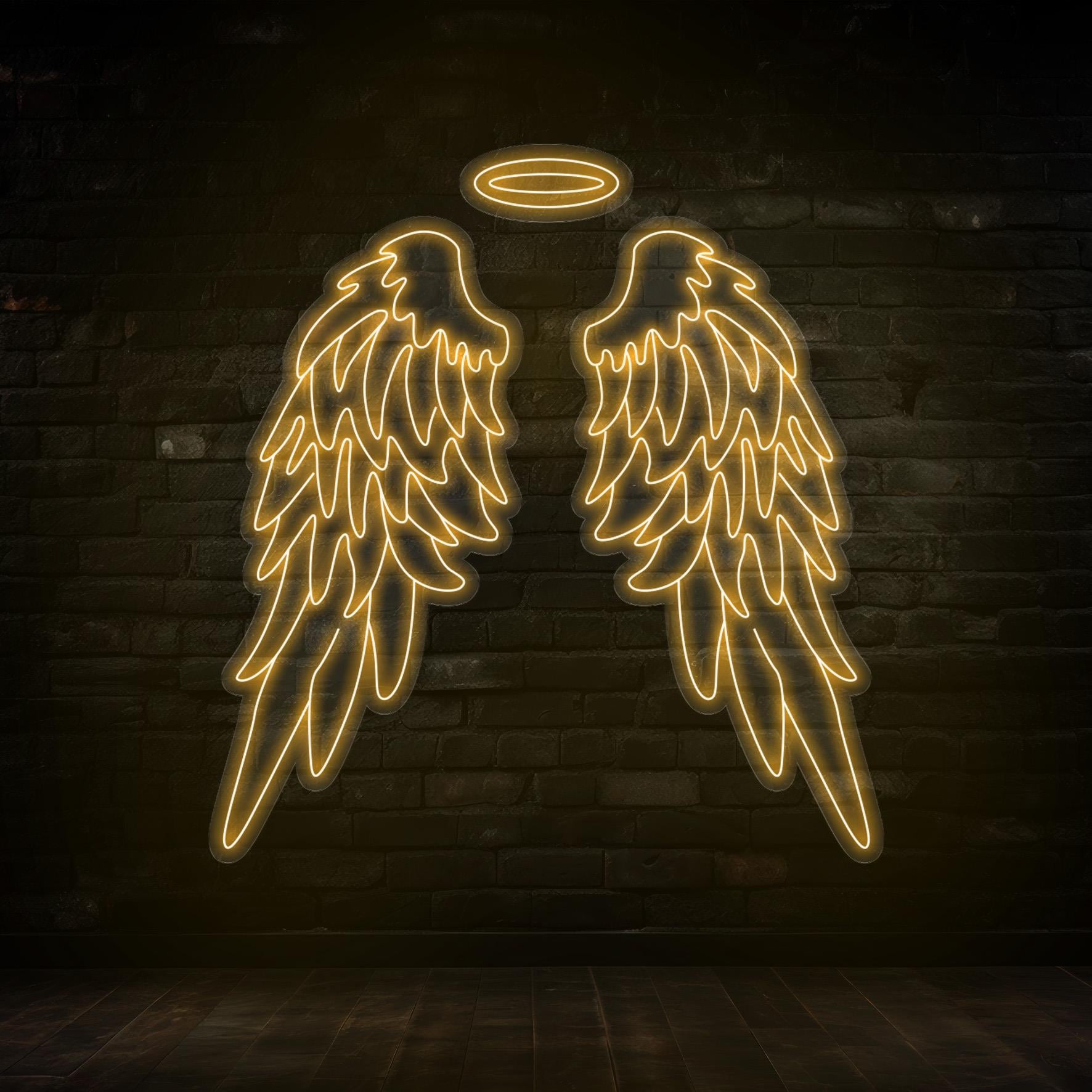 Melek Kanatları Led Neon