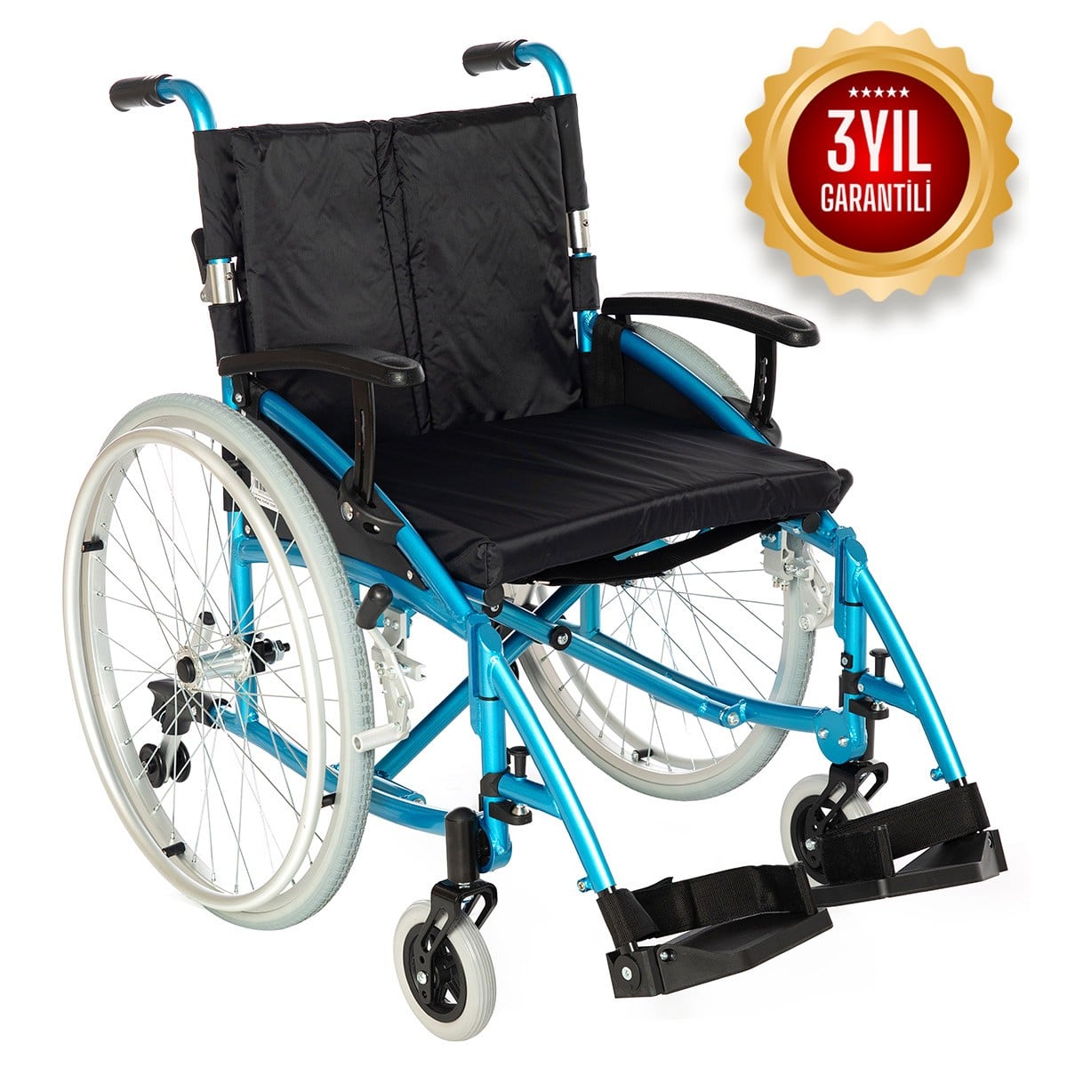 Römer R214 40cm Alüminyum Manuel Tekerlekli Sandalye