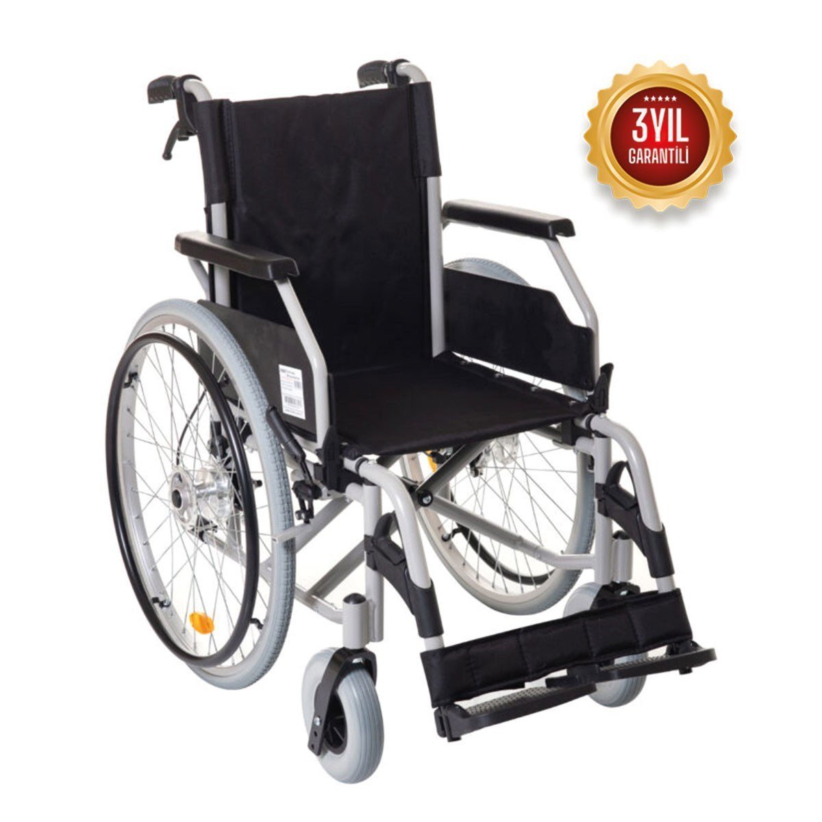 Römer R222 40cm Özellikli Alüminyum Manuel Tekerlekli Sandalye