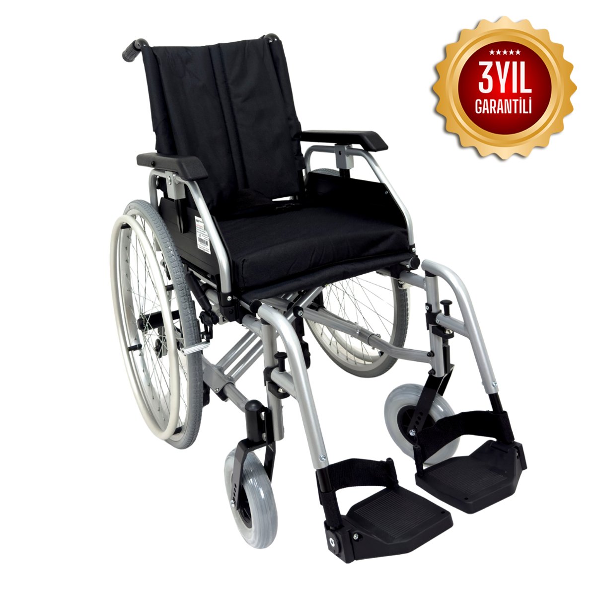 Römer R223 40cm Lüx Özellikli Alüminyum Manuel Tekerlekli Sandalye