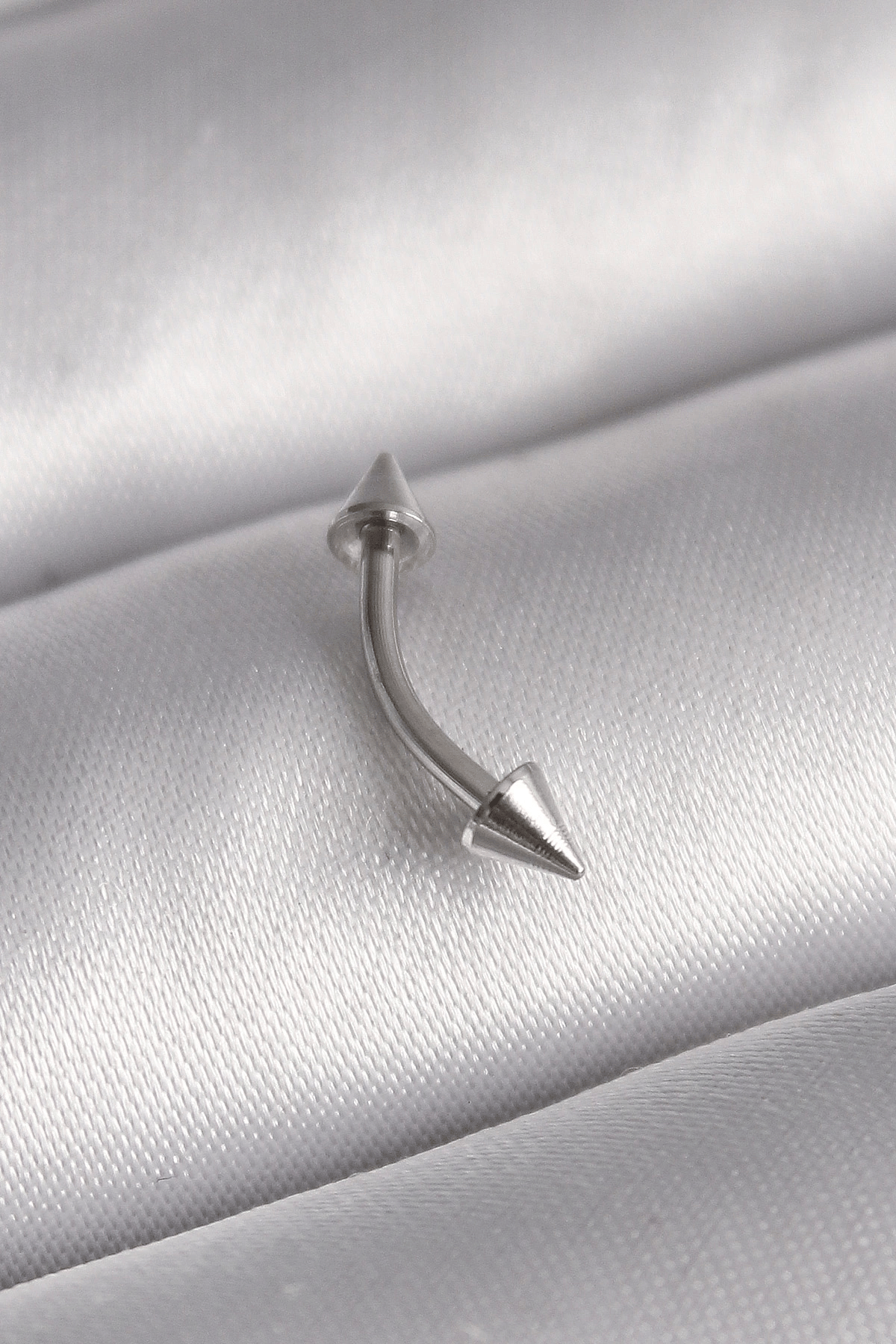 316l Çelik Gümüş Renk Çivi Model Piercing