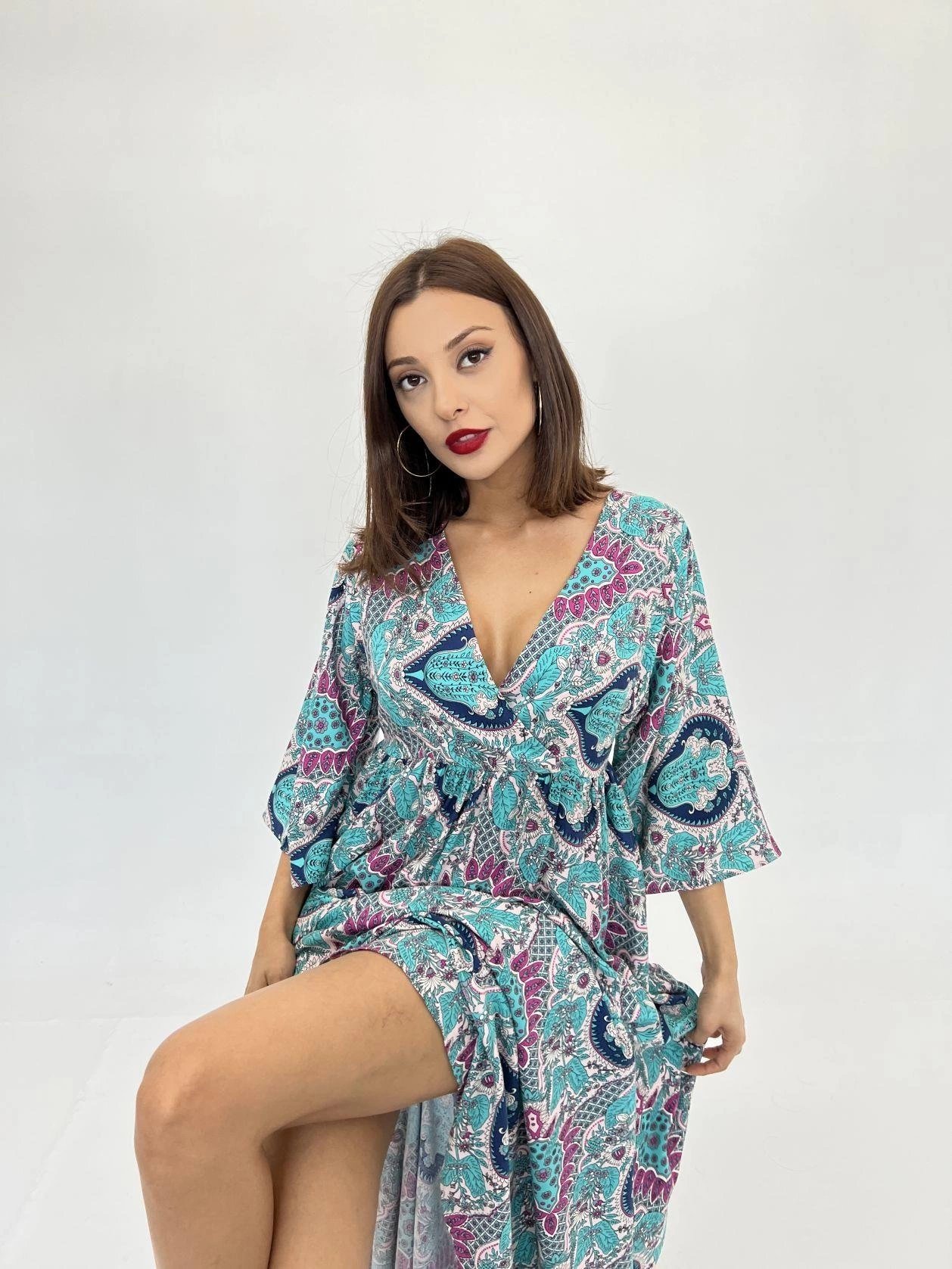 7035 Elbise-mint