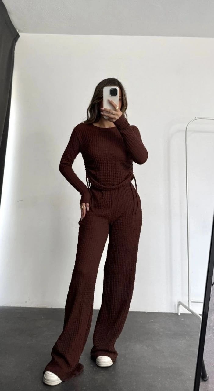 Bubble Alt Üst Takım Kahve Pt510446