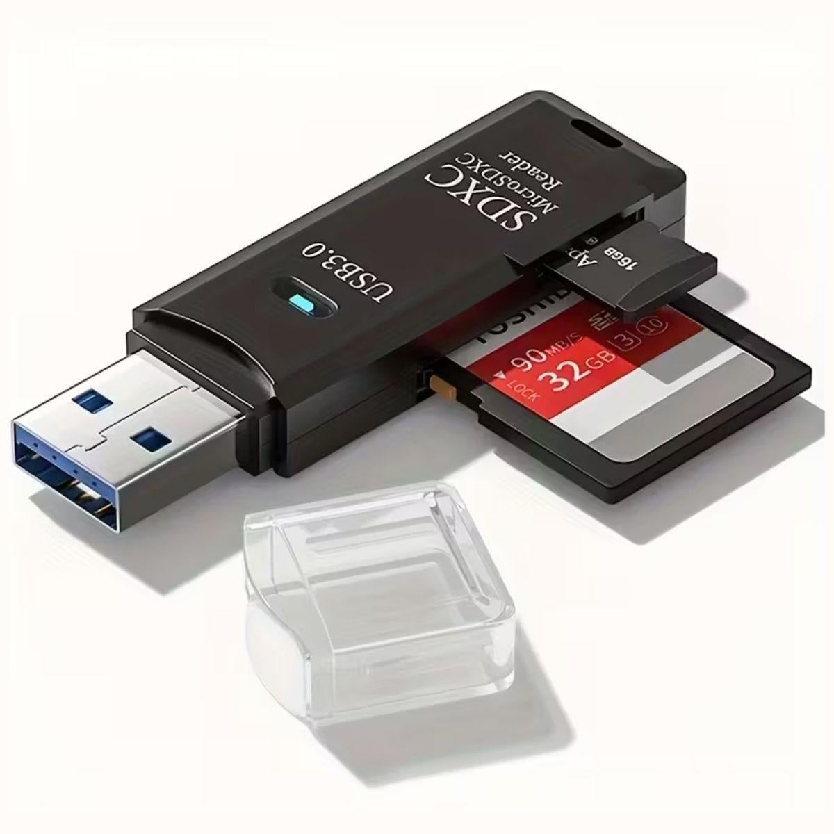 Çarşı Point® 2in1 Usb 3.0 Micro Sd Hafıza Kartı - Tf Kart Okuyucu Hub Adaptör Veri Aktarıcı