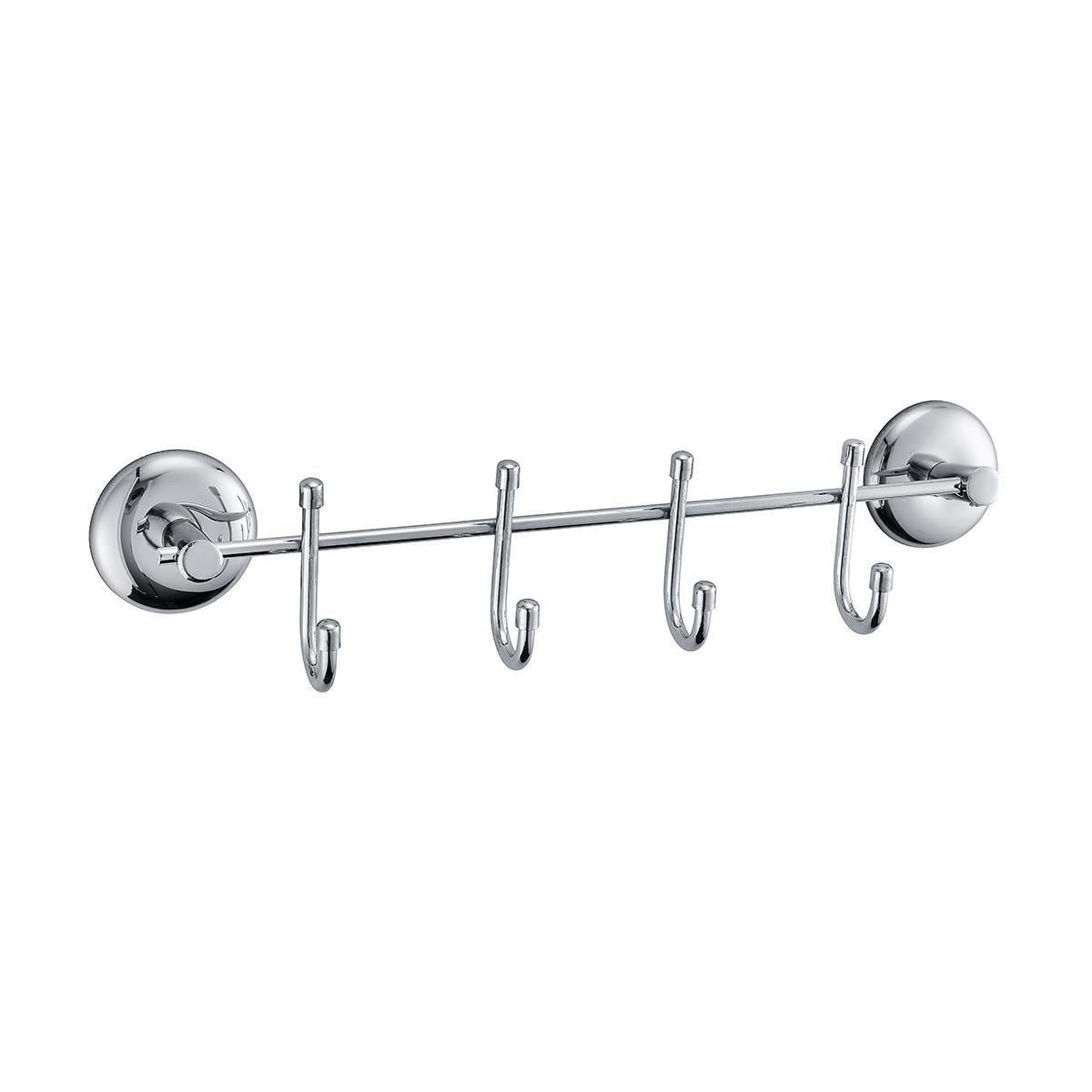 Çarşı Point® 4 Kancalı Dekoratif Askılık Mutfak Banyo Duvar Yüzeyi Askısı