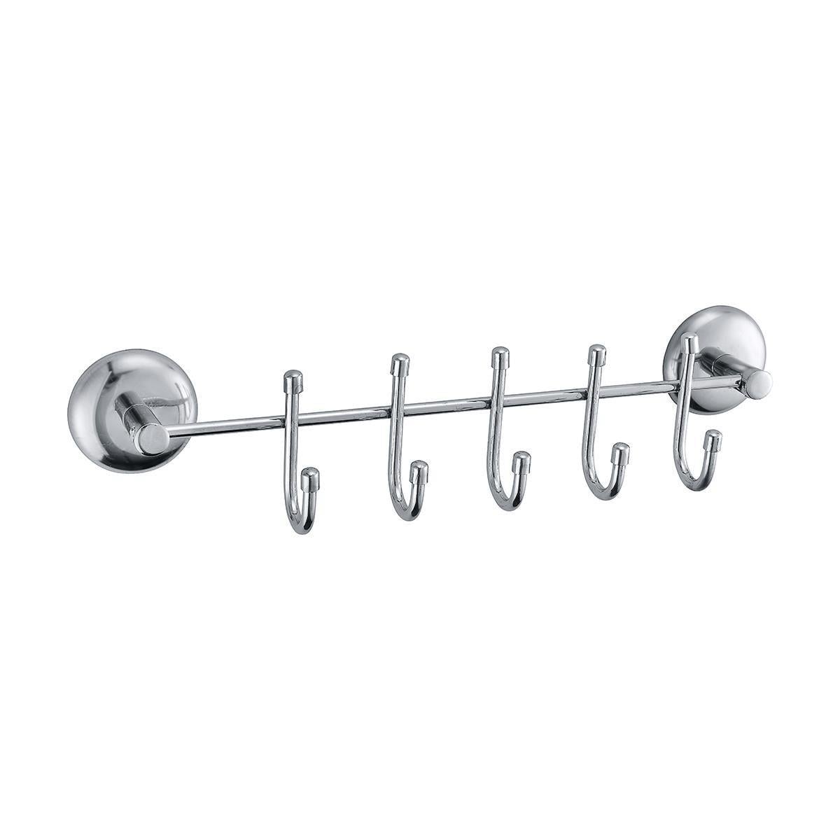 Çarşı Point® 5 Kancalı Dekoratif Askılık Mutfak Banyo Duvar Yüzeyi Askısı