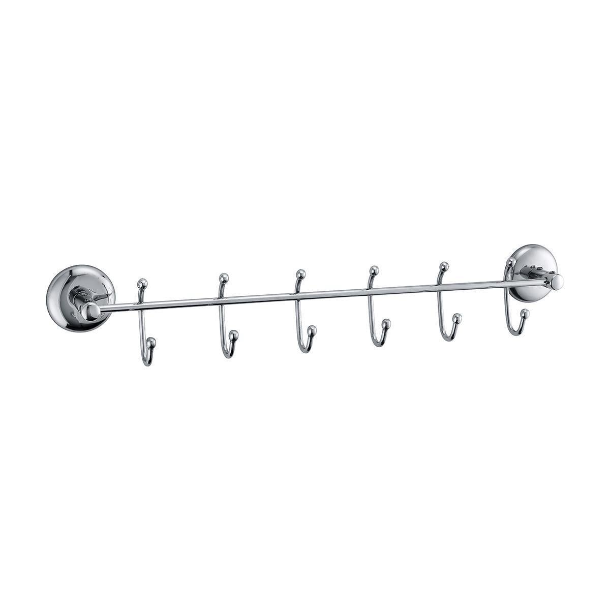 Çarşı Point® 6 Kancalı Dekoratif Askılık Mutfak Banyo Duvar Yüzeyi Askısı
