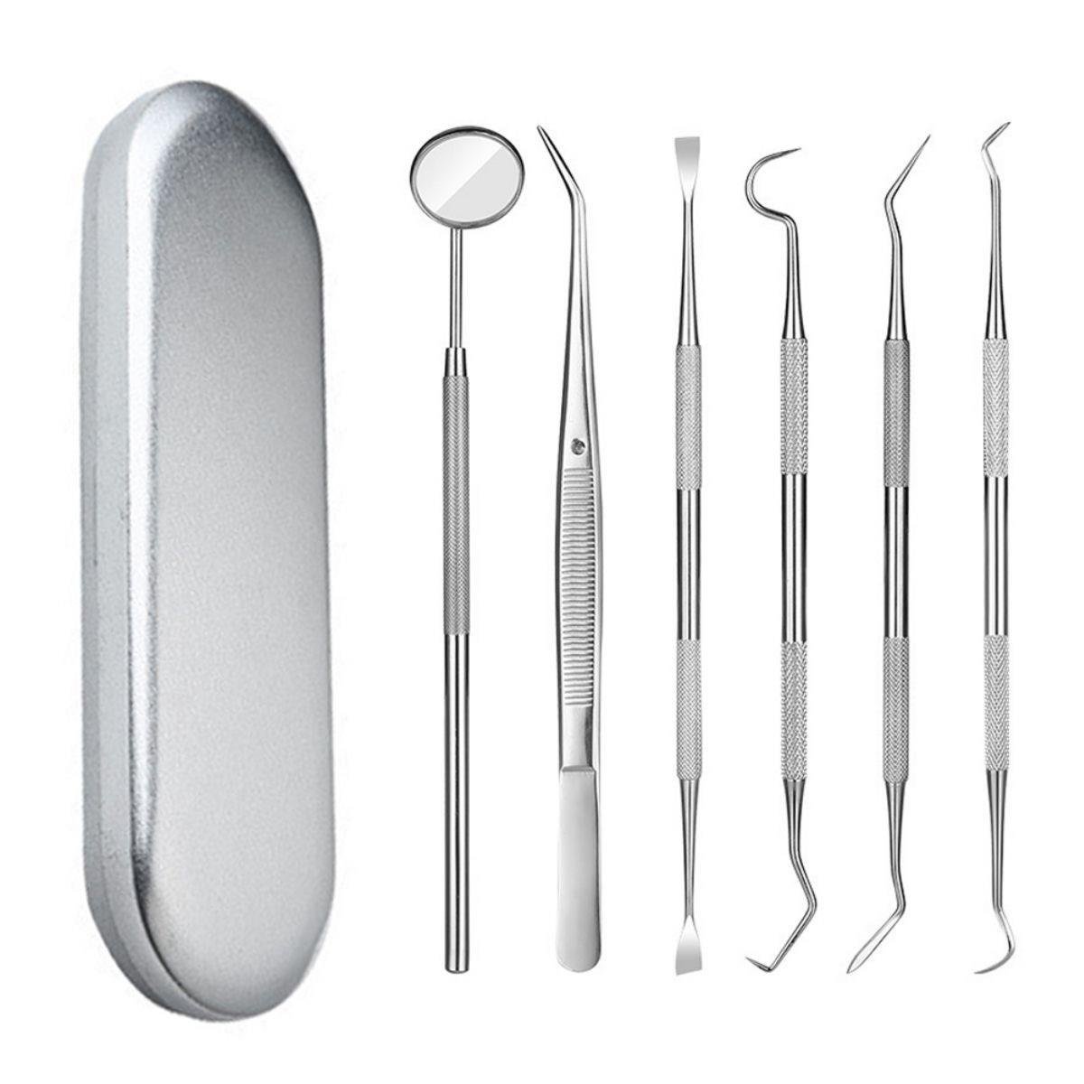 Çarşı Point® 6 Parça Kutulu Ağız Bakımı Diş Bakım Seti Ağız Hijyen Takımı