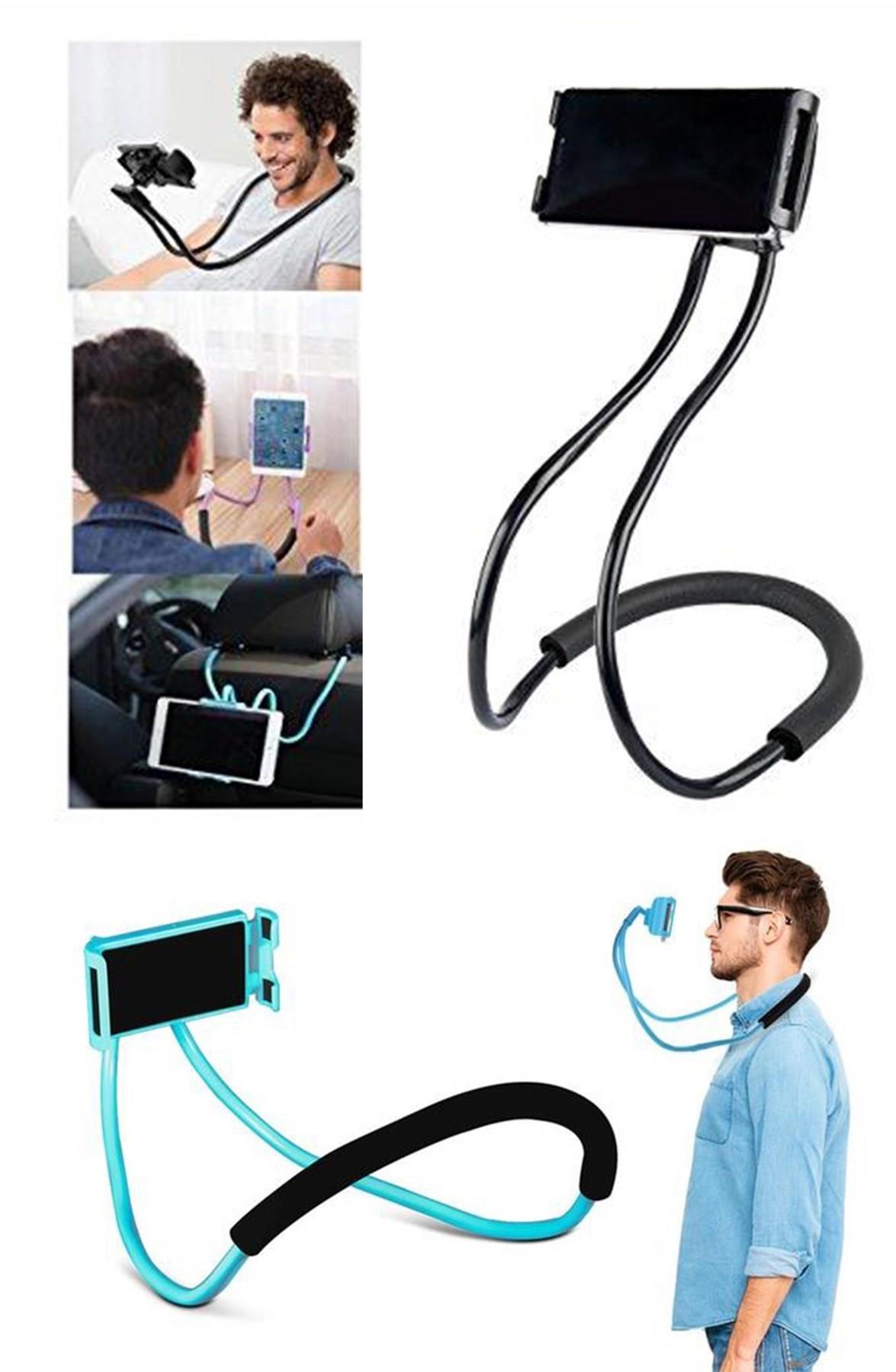 Çarşı Point® Boyuna Asılan Ergonomik 360 Derece Cep Telefonu Tutucu Stand