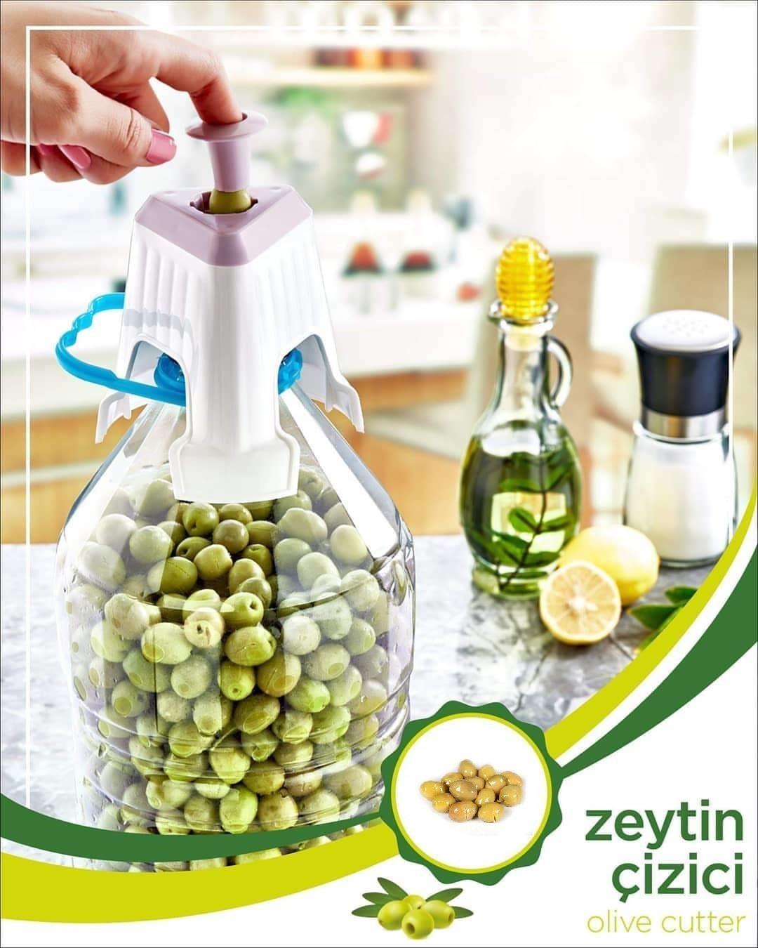 Çarşı Point® Kolay Zeytin Dilme Çizme Aparatı Pratik Kolay Zeytin Çizici Alet