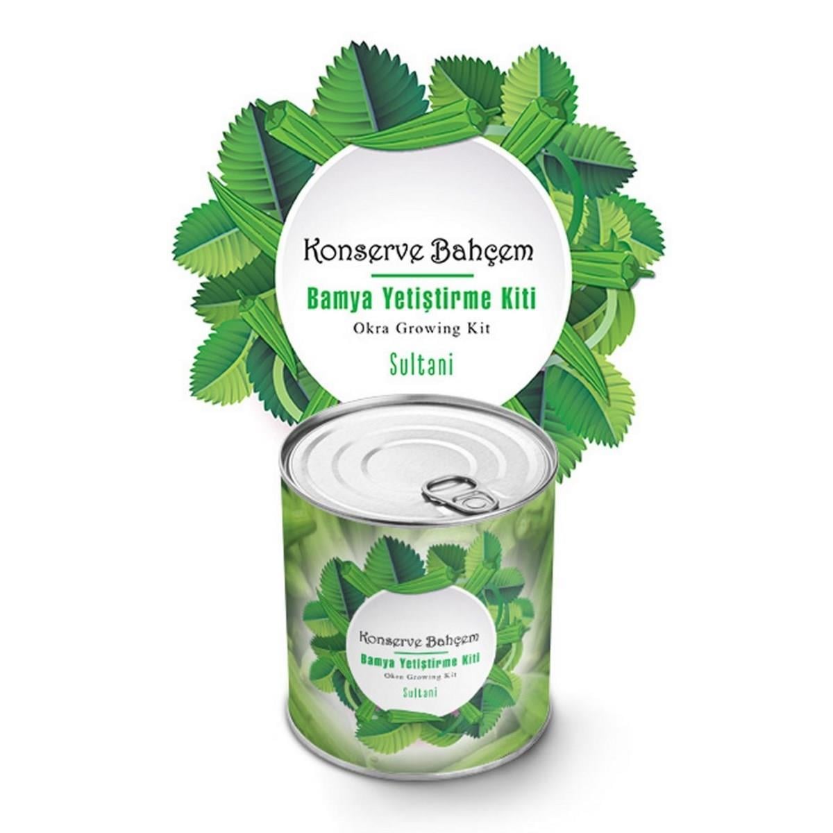 Çarşı Point® Konserve Bahçem Evde Konservede Sultani Bamya Yetiştirme Kiti