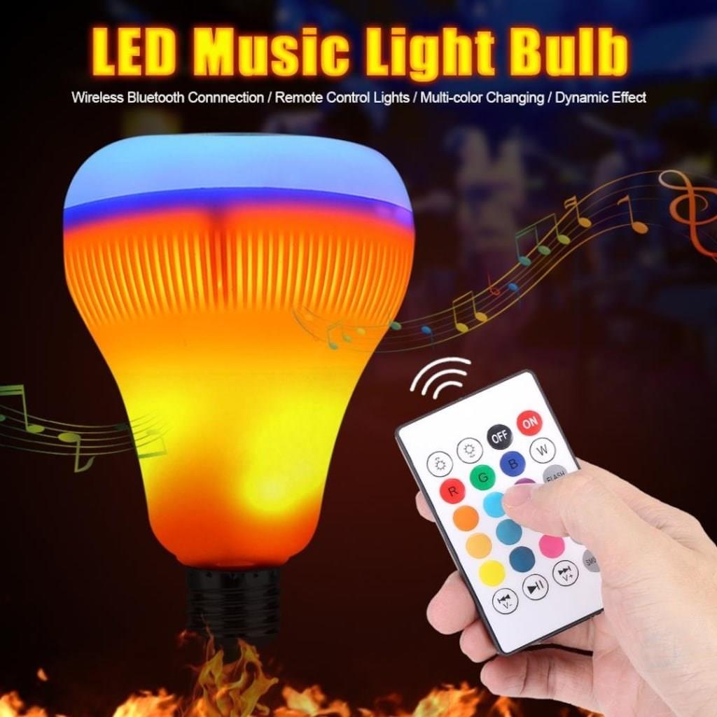 Çarşı Point® Kumandalı Bluetooth Hoparlör Ampul LD-37