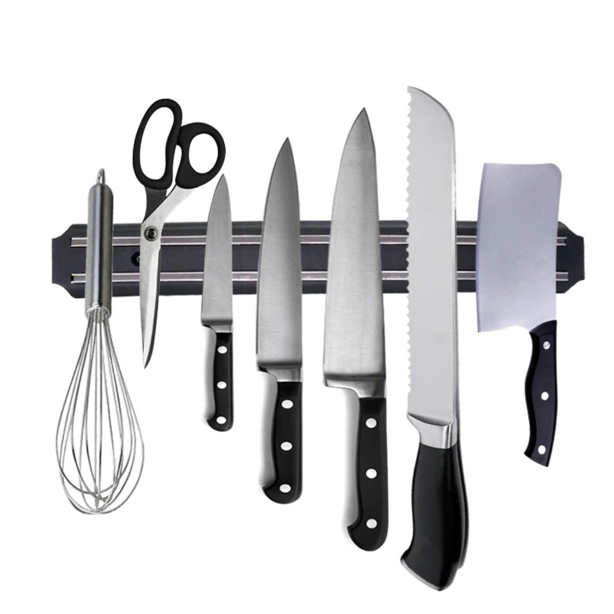 Çarşı Point® Mıknatıslı Paslanmaz Duvar Bıçak Askısı Standı 33 Cm  Aparat