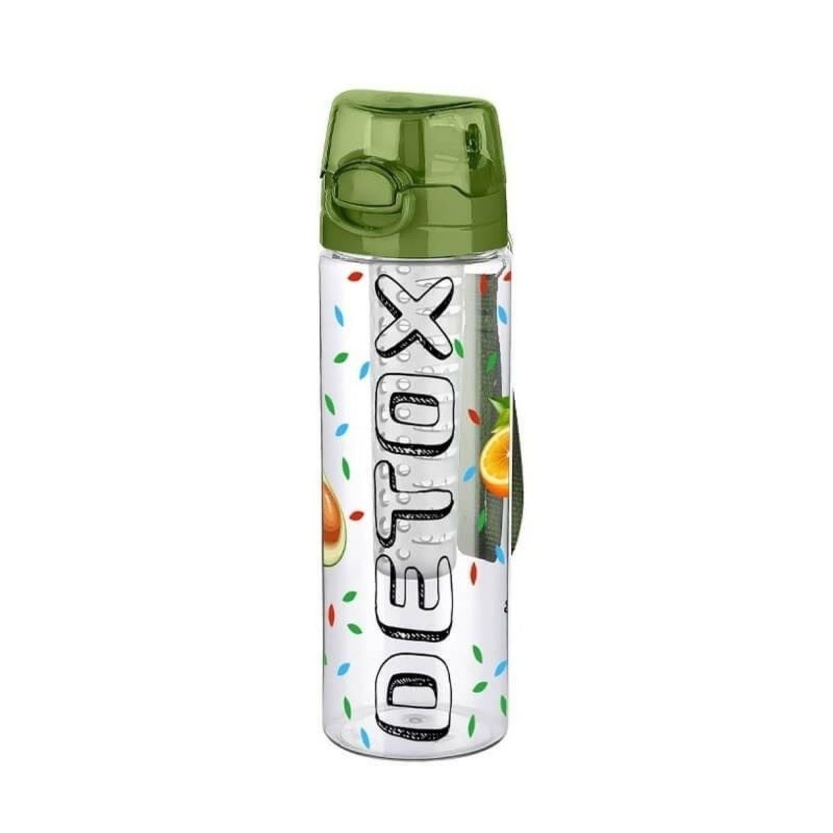 Çarşı Point® Tutma Saplı Kilitli Kendiliğinden Süzgeçli Kolay Taşınabilir Detoks Sporcu Diyet Matarası
