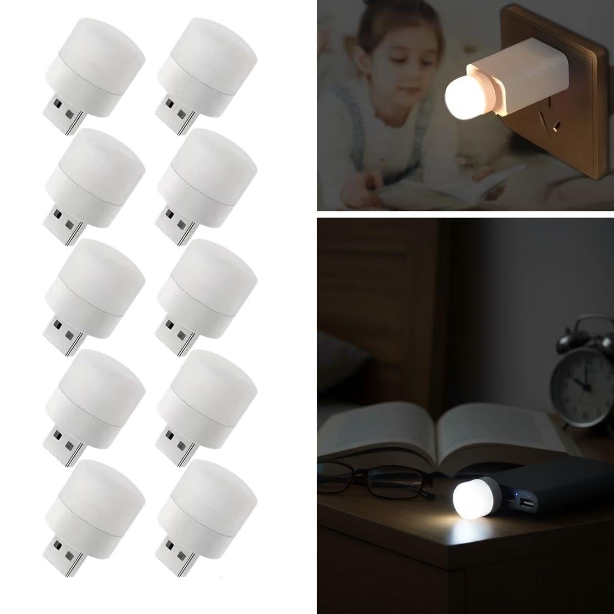 Çarşı Point® USB Mini Top LED 10’lu Aydınlatma Seti – Sıcak Renkli Gece Lambası, Enerji Tasarruflu Mikro LED Işıklar